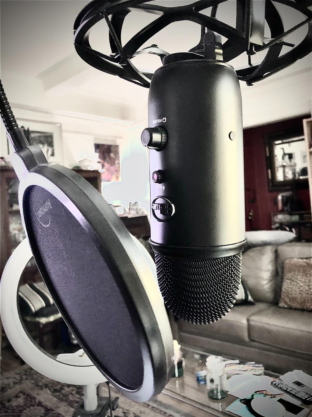 Pop Filter for Mic - 6-inch Diameter, Dual Layered Microphone Pop Screen for Studio Recording, Podcasts and Streaming - MPF-1 customer photo 2