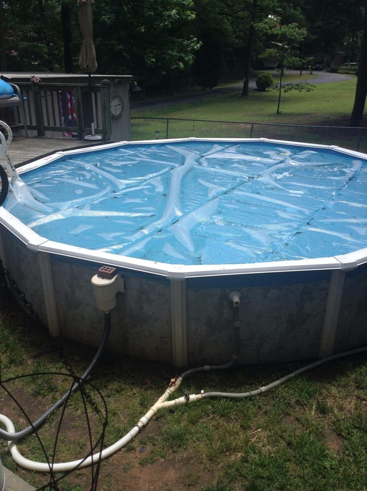 Sun2Solar Blue 24 ft Round Pool Solar Cover | 12 Mil | Heat Retaining customer photo 2