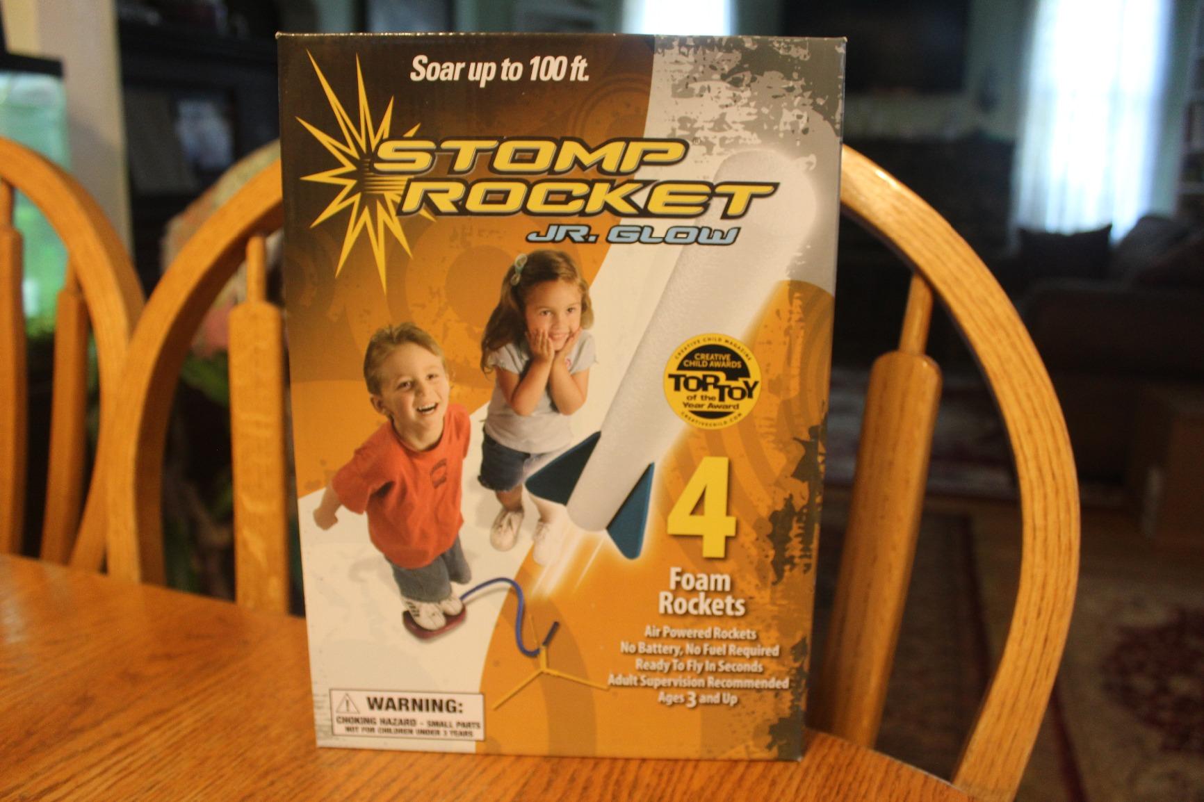 Stomp Rocket Jr Multi-Color Rocket Launcher for Kids, 8 Rockets customer photo 1