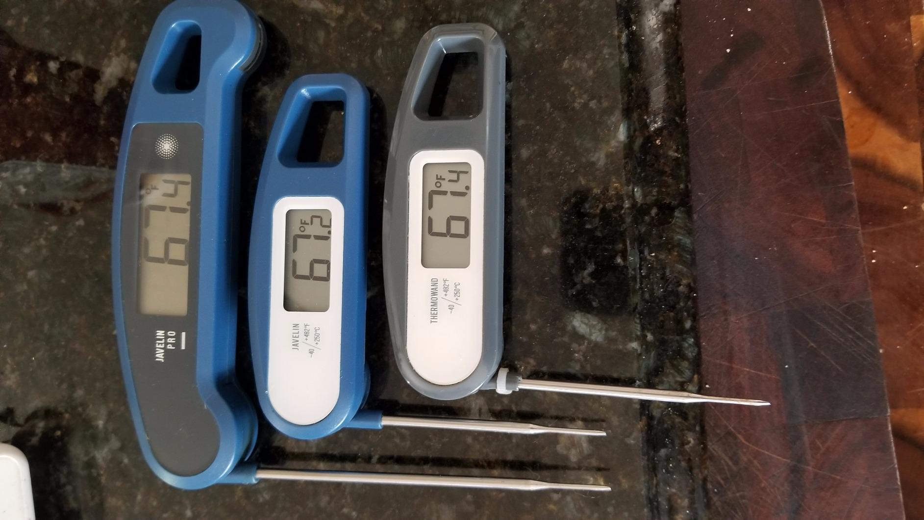 Lavatools Javelin® Ultra-Fast 3-Second Digital Instant Read Meat Thermometer for Grill and Cooking, 2.75