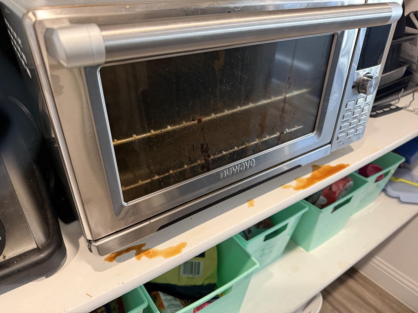 Nuwave Bravo 30 QT Smart Air Fryer Toaster Oven, 2026 New Convection System | 3X Faster & More Even, 90% Less Oil, Adjustable Top and Bottom Heaters, 12-in-1 Easy Cook, 50°-500°F, Brushed Stainless Steel customer photo 1