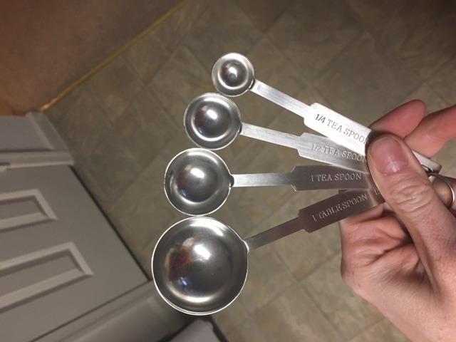 New Star Foodservice 42917 Stainless Steel Measuring Cups and Spoons Set, 8-Piece Metal Measuring Set for Baking, Cooking, Dry and Liquid Ingredients, Restaurant Grade, Silver customer photo 1