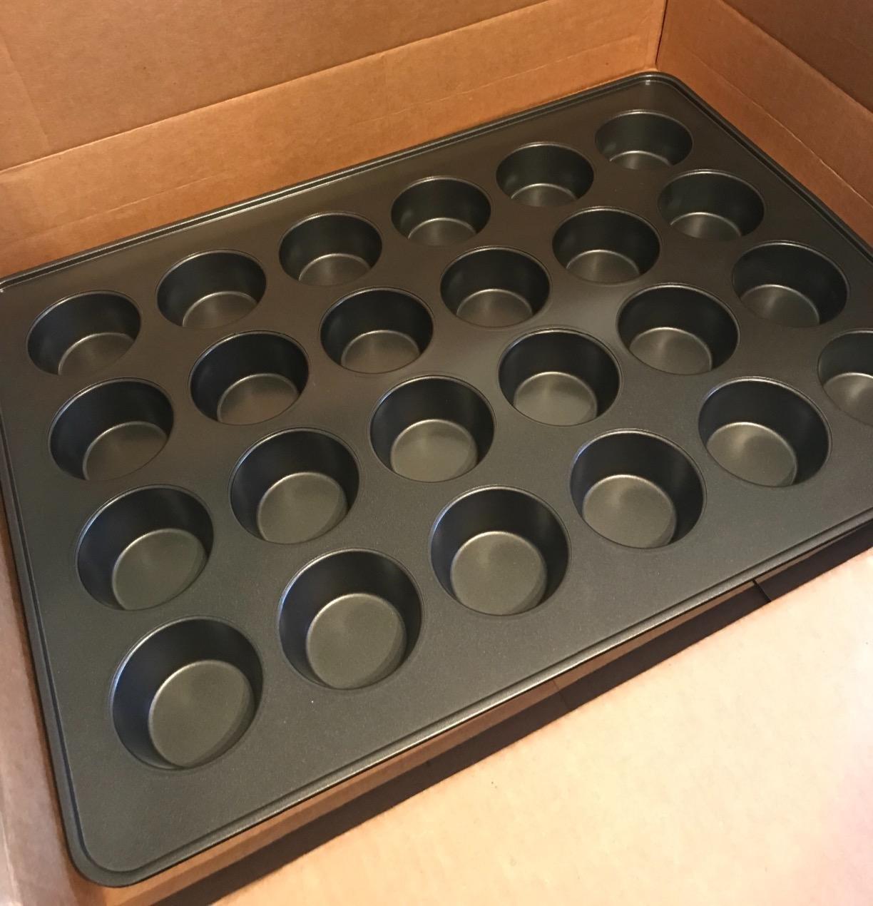 Wilton Perfect Results Premium Non-Stick Mega Standard-Size Muffin and Cupcake Baking Pan, Standard/ STD 24-Cup customer photo 1