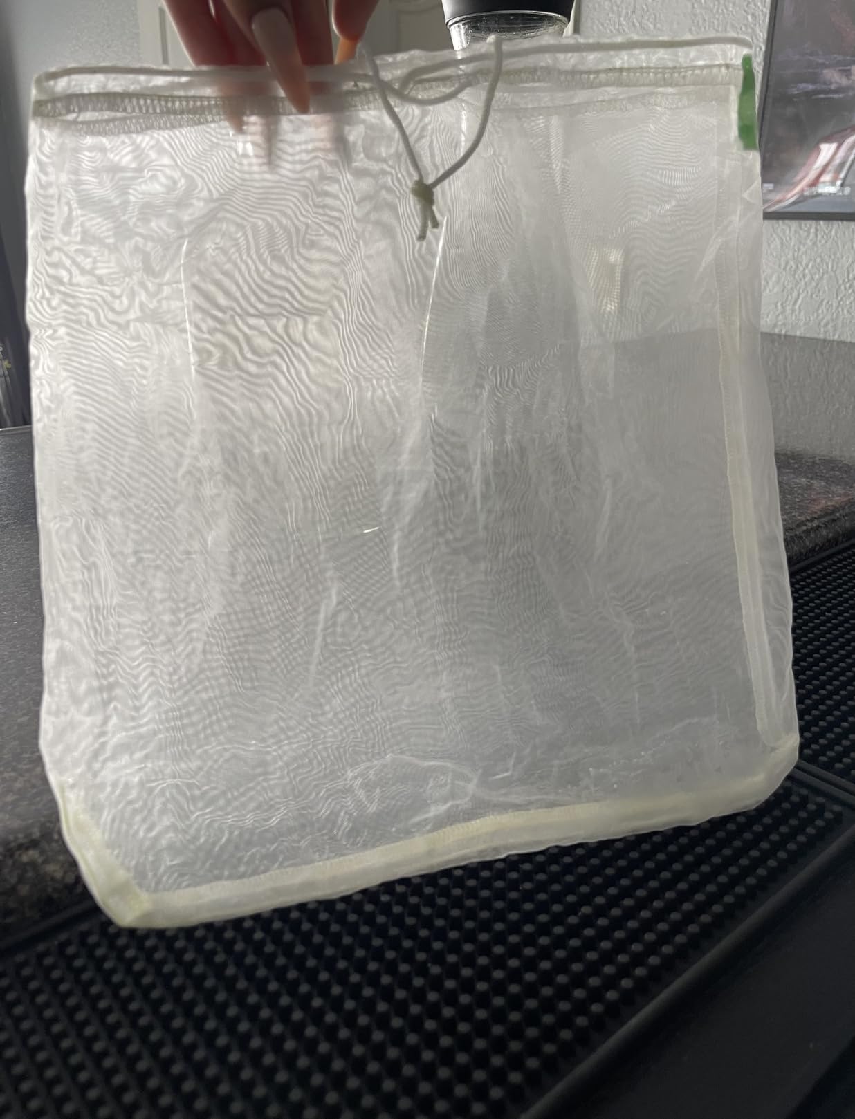 Pro Quality Nut Milk Bag – Big XL Commercial Food Grade – Strong Durable Reusable Almond Milk Straining Bags & All Purpose Fine Mesh Nylon Cheesecloth Strainer– Juicing-Cheese–Recipes & Vids customer photo 2