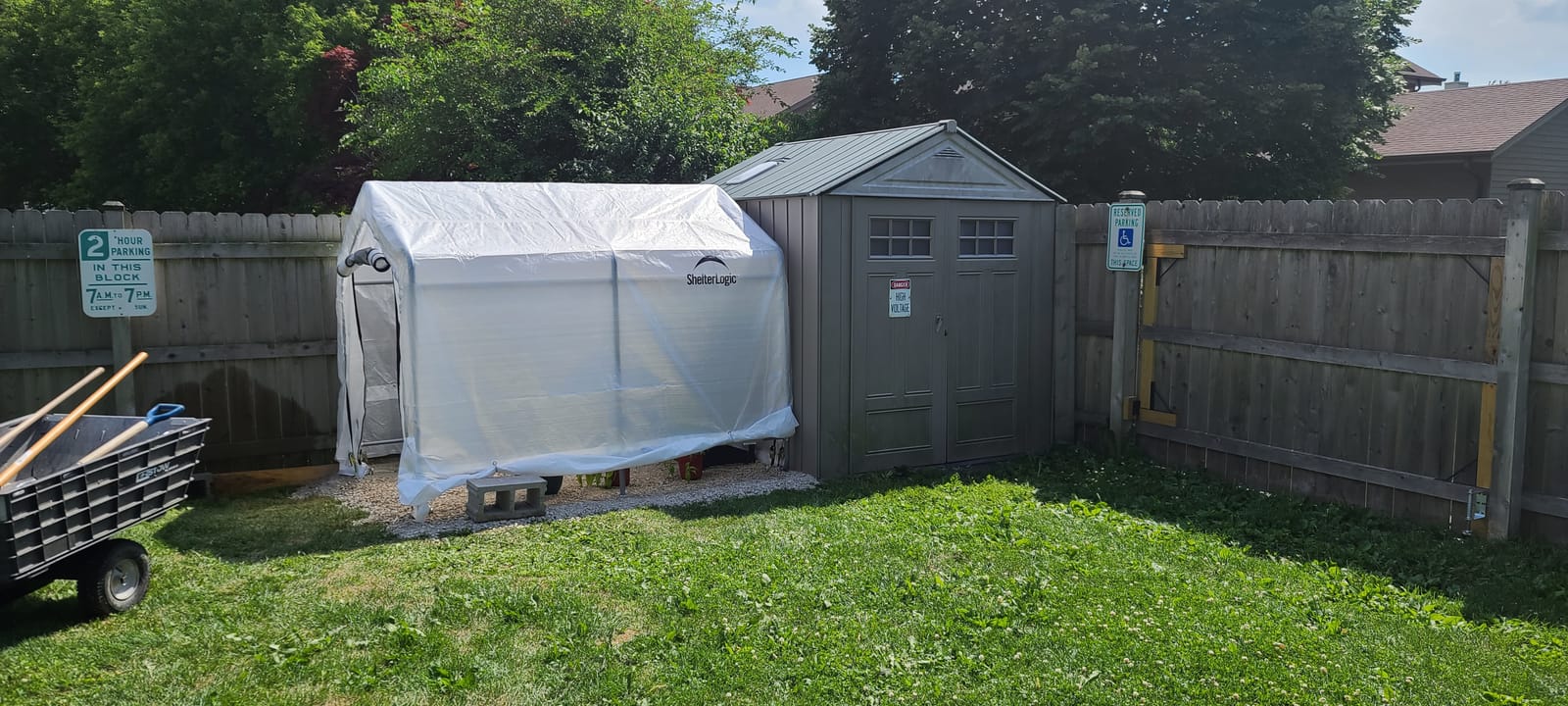 ShelterLogic 6' x 8' x 6.5' GrowIT Greenhouse Peak Roof Style Backyard Grow House with Integrated Shelving customer photo 1