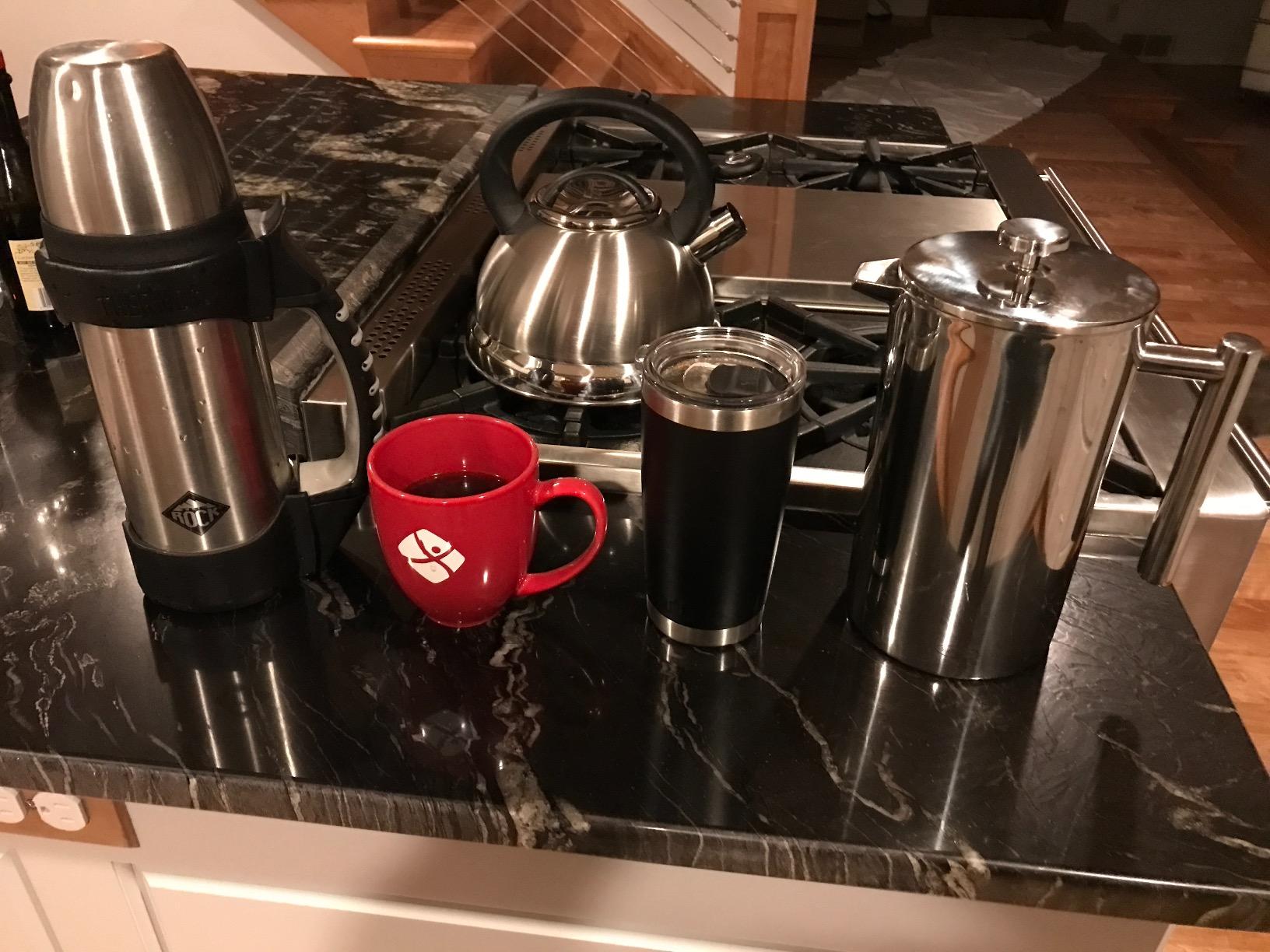 SterlingPro Non-Toxic Insulated Stainless Steel French Press Coffee Maker 34oz – Insulated Metal Double Wall Coffee Maker | Plastic Free | Cool-Touch | Mirror Finish | Makes up to 8 Cups / 4 Mugs customer photo 1