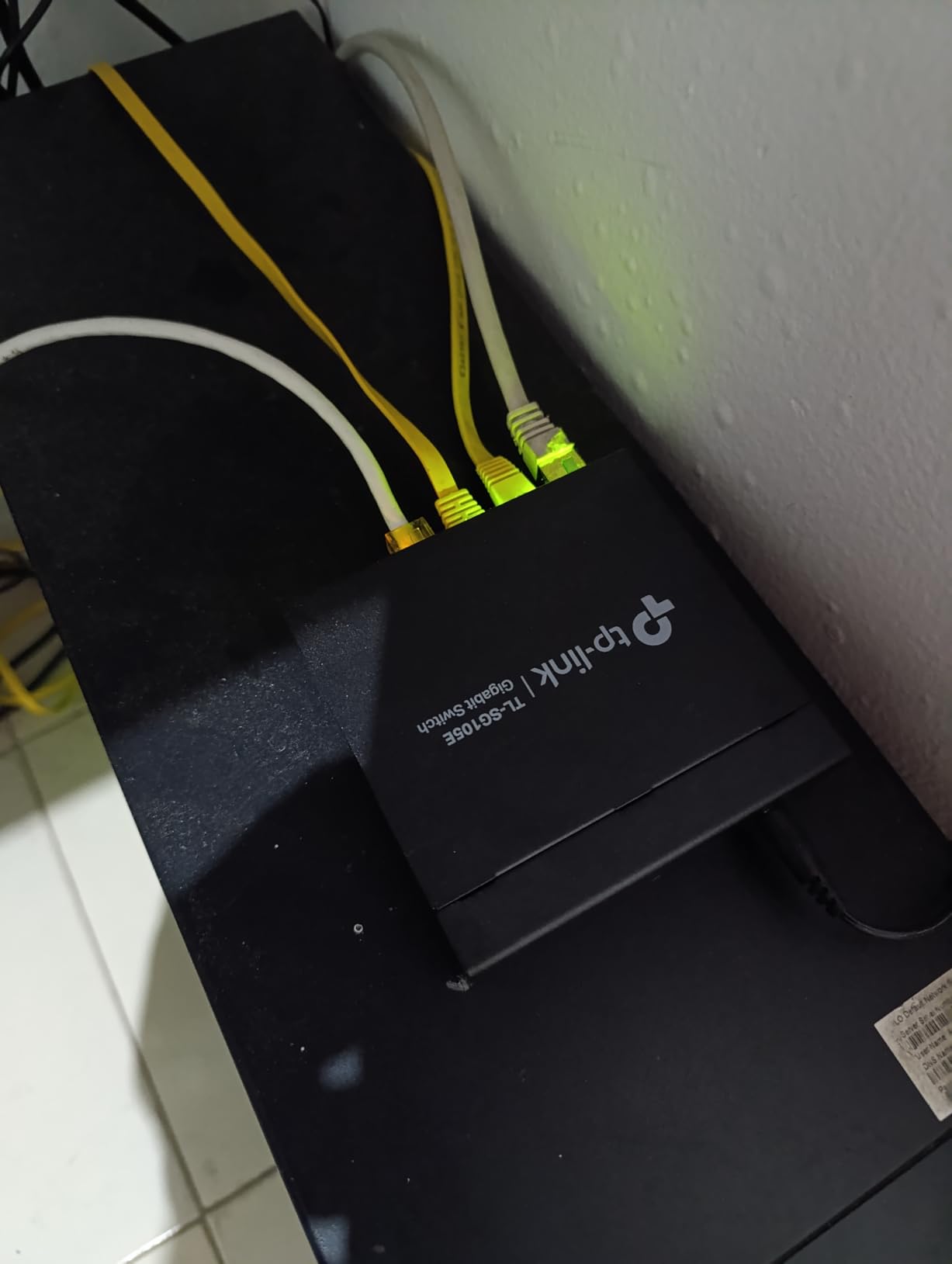 TP-Link 5-Port Gigabit Ethernet Easy Smart Switch| Plug and Play | Desktop | Sturdy Metal w/Shielded Ports | Limited Lifetime Replacement (TL-SG105E), Black… | Plug and Play, Desktop, Sturdy Metal w/Shielded Ports, Limited Lifetime Replacement, Black customer photo 2