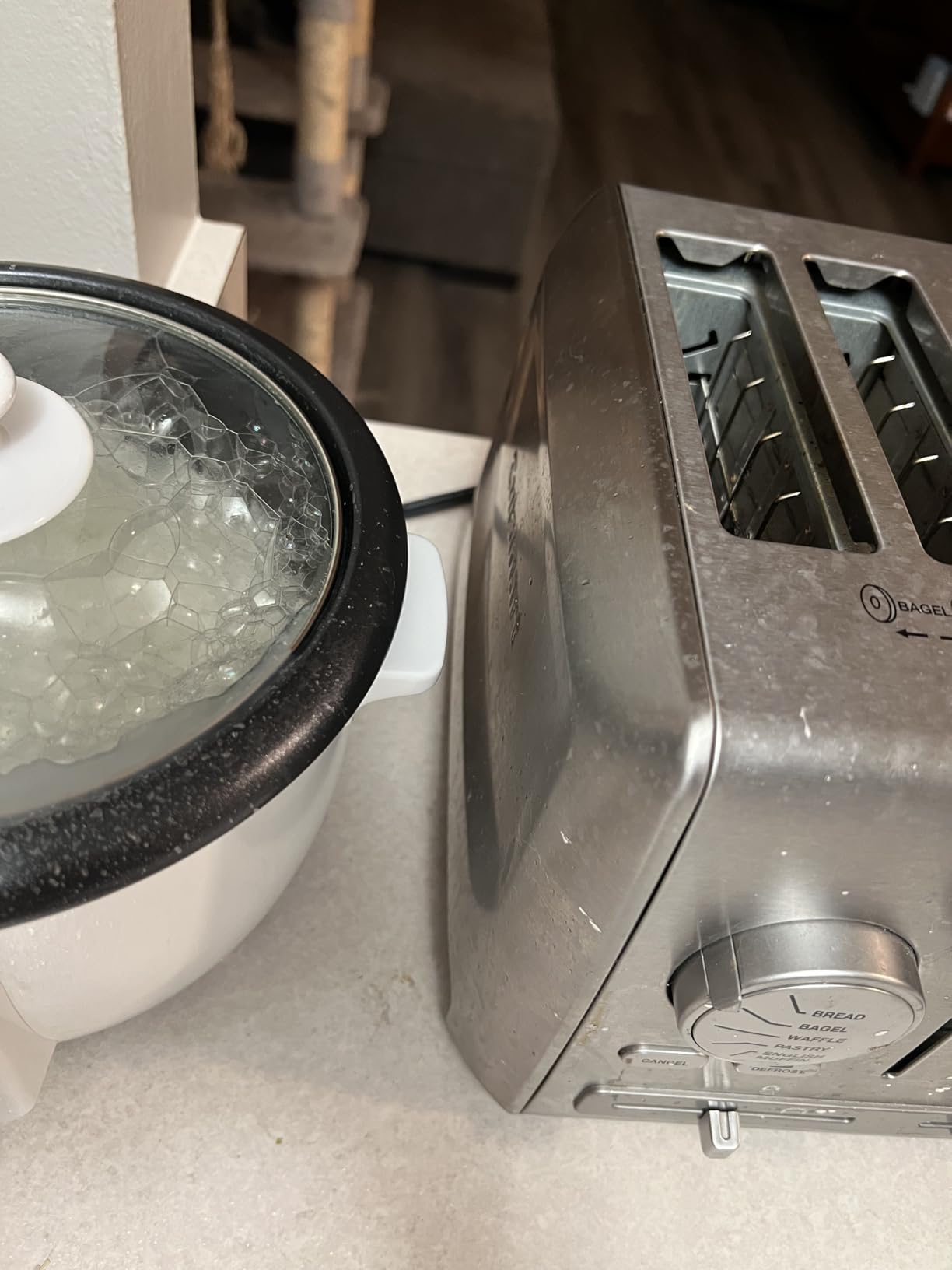 AROMA® Rice Cooker, 3-Cup (Uncooked) / 6-Cup (Cooked), Small Rice Cooker, Oatmeal Cooker, Soup Maker, Auto Keep Warm, 1.5 Qt, White, ARC-363NG customer photo 2