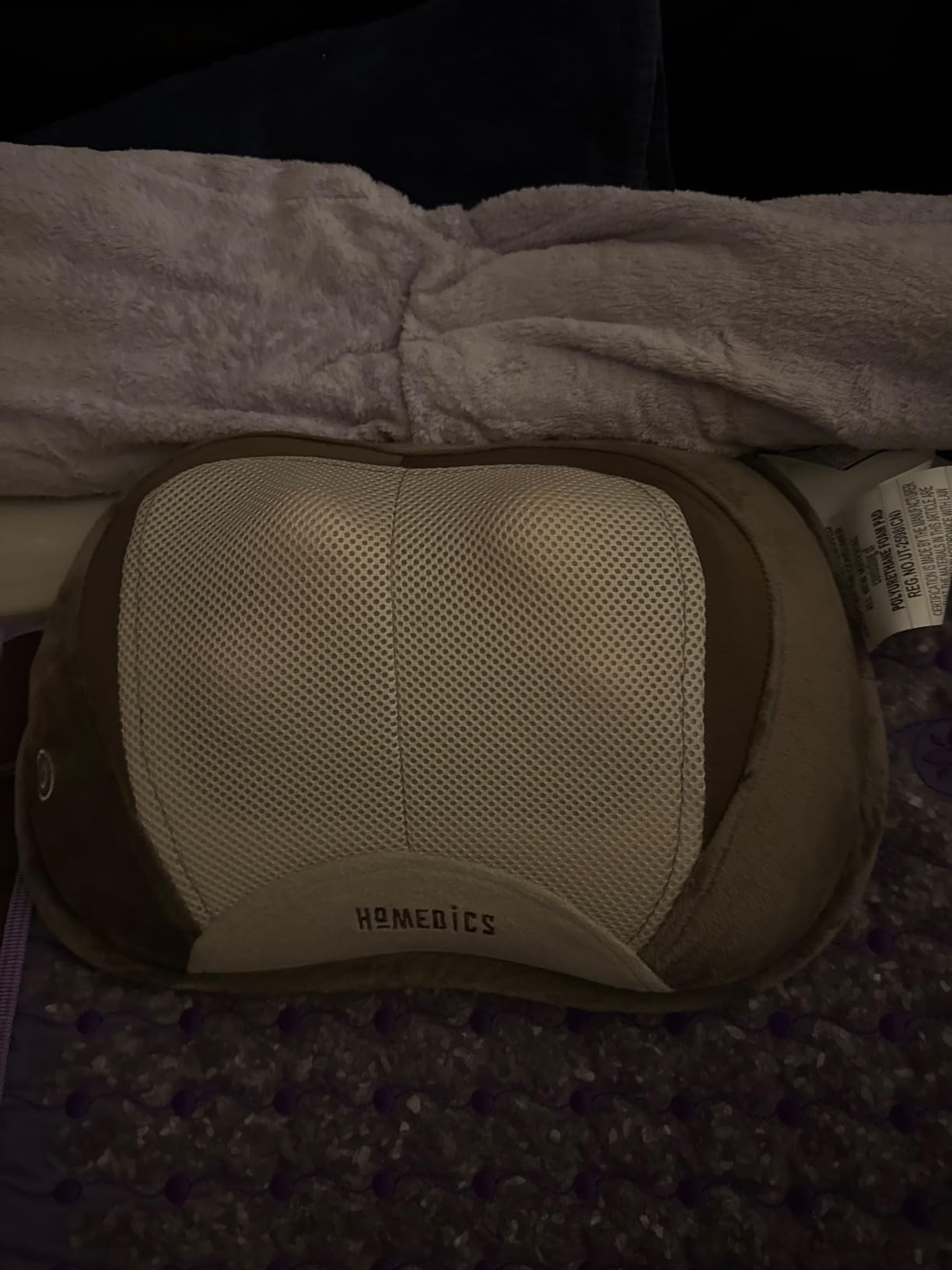 Homedics Shiatsu Back Massager with Heat, 3D Deep Tissue Massage Pillow customer photo 1
