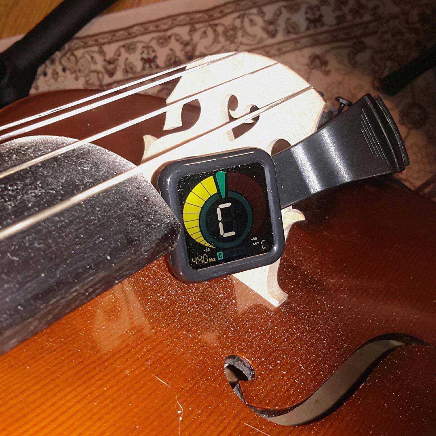 KLIQ UberTuner Clip On Guitar Tuner -Black customer photo 2