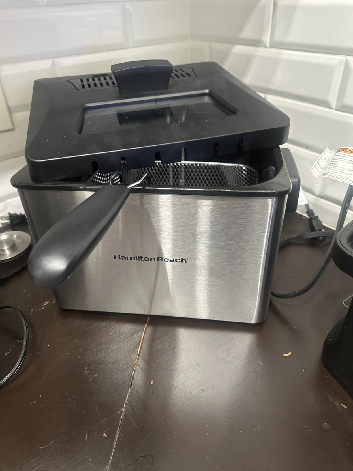 Hamilton Beach Professional Style Electric Deep Fryer With 2 Baskets customer photo 2