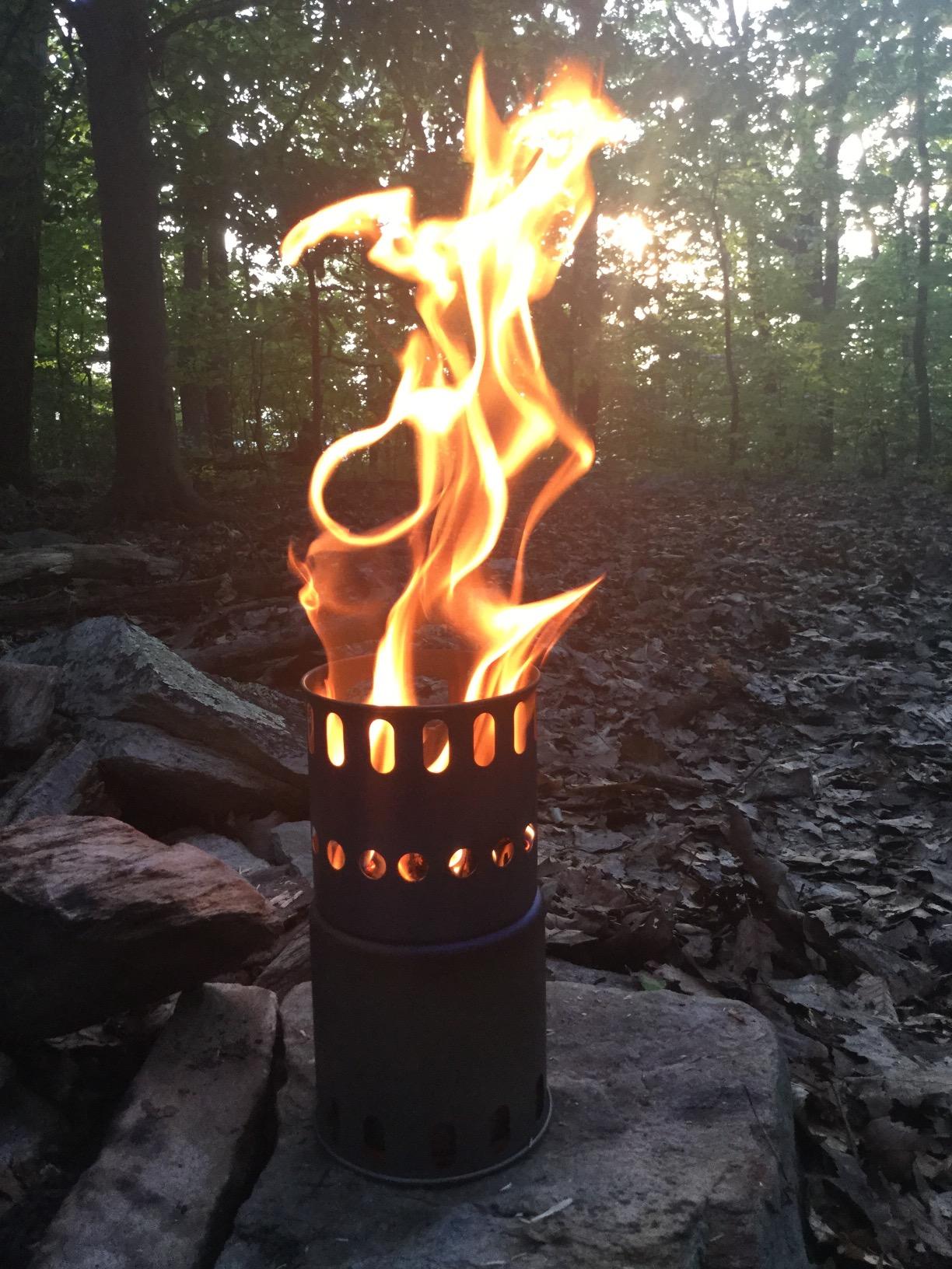 TOAKS Titanium Large Collapsible Wood Burning Stove – Ultralight, Compact & Durable for Backpacking, Camping, and Survival customer photo 2