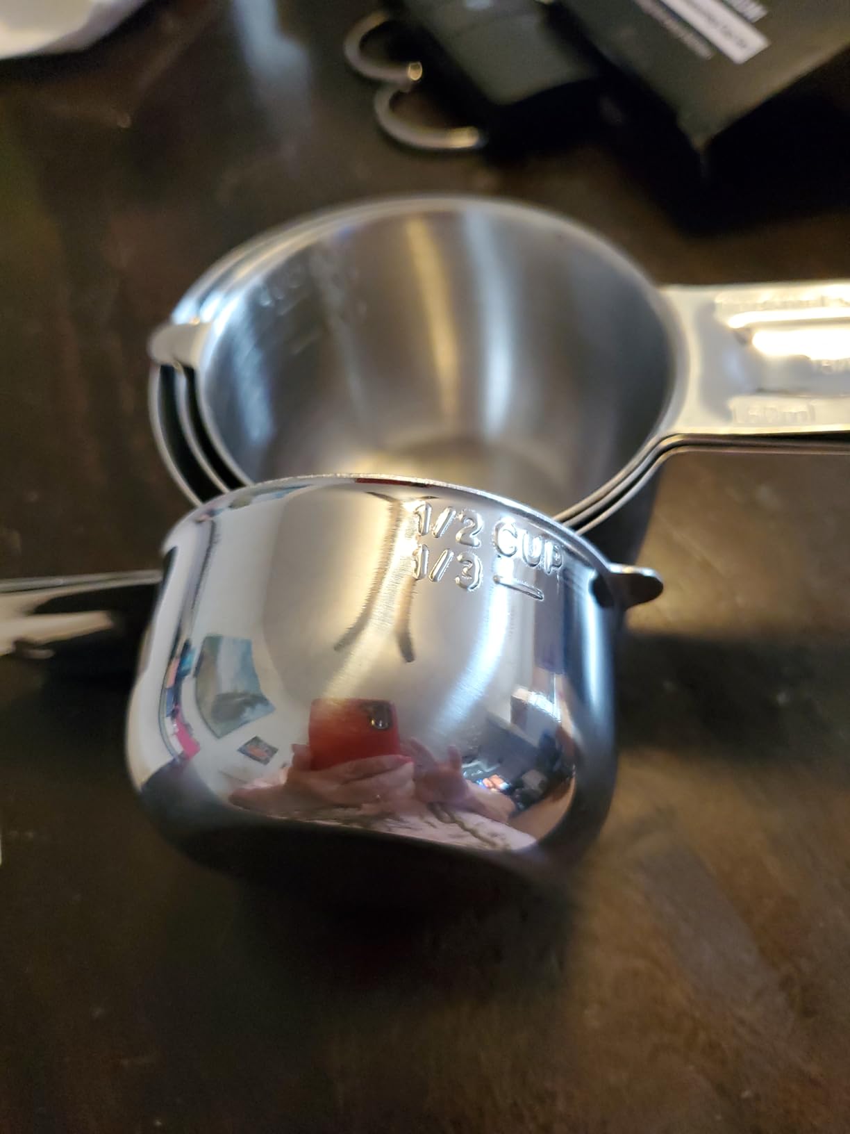 Hudson Essentials Stainless Steel Measuring Cups Set (6 Piece Set) customer photo 2