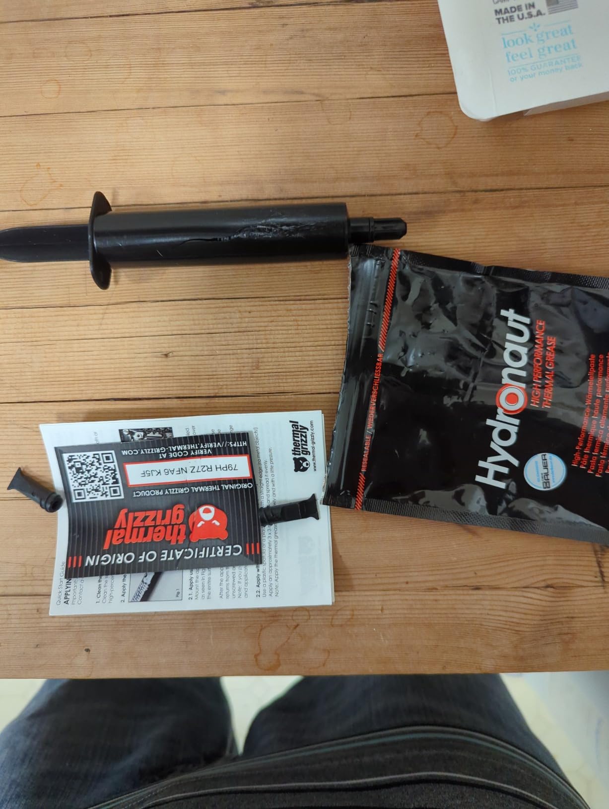 Thermal Grizzly - Hydronaut - 3.9Gram/1.5ml - Conductive Thermal Paste customer photo 2