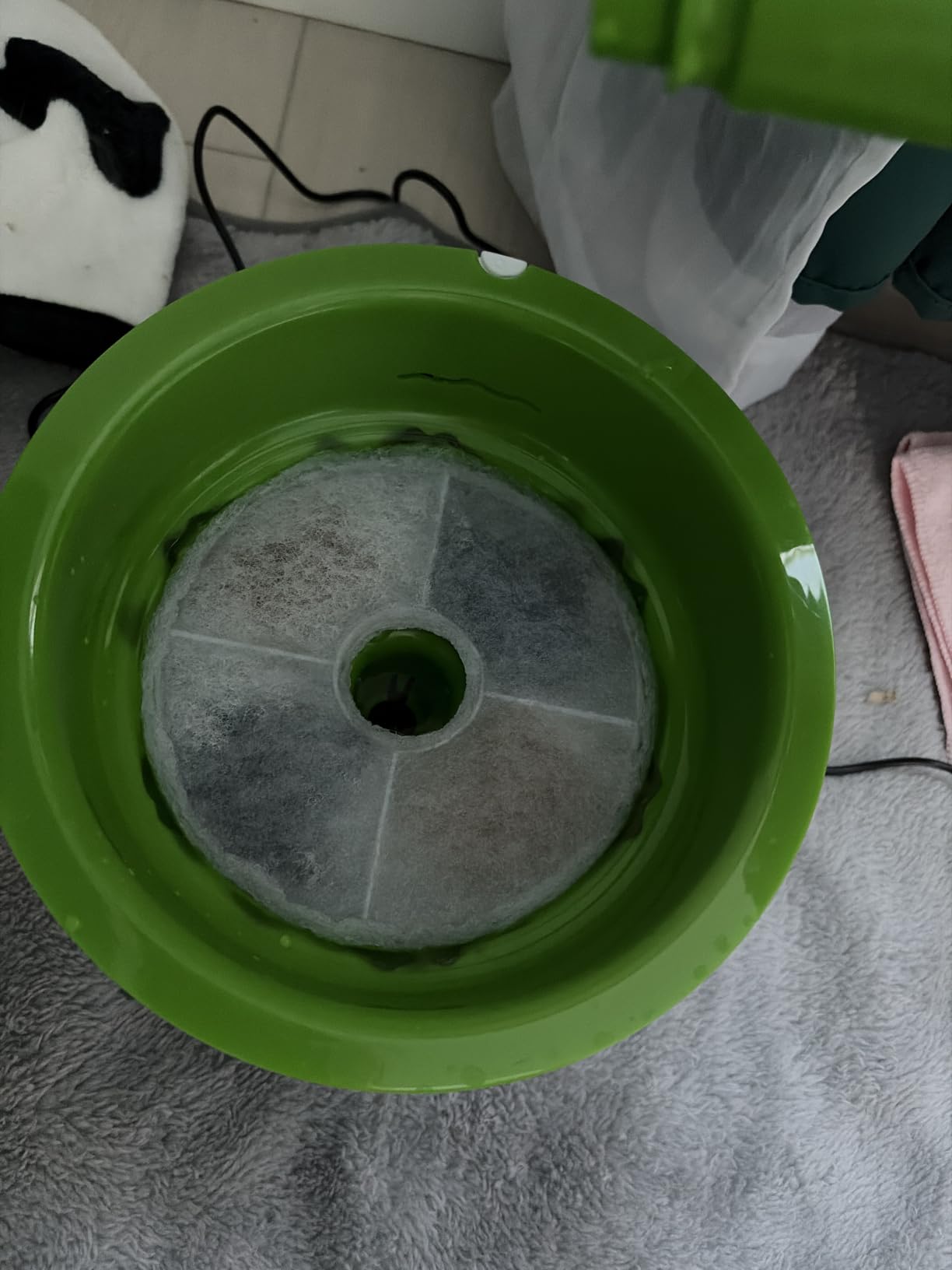 Catit Flower Fountain with Triple Action Filter, 3 L, Green customer photo 2