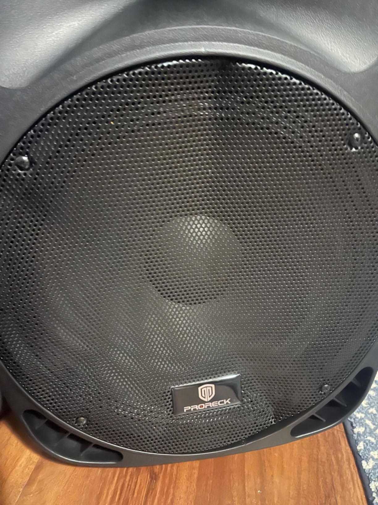 PRORECK Party 15 Portable 15-Inch 2000 Watt 2-Way Powered PA Speaker System Combo Set with Bluetooth/USB/SD Card/FM/Remote Control/LED Light for Indoor, Outdoor DJ Parties, Karaoke customer photo 1