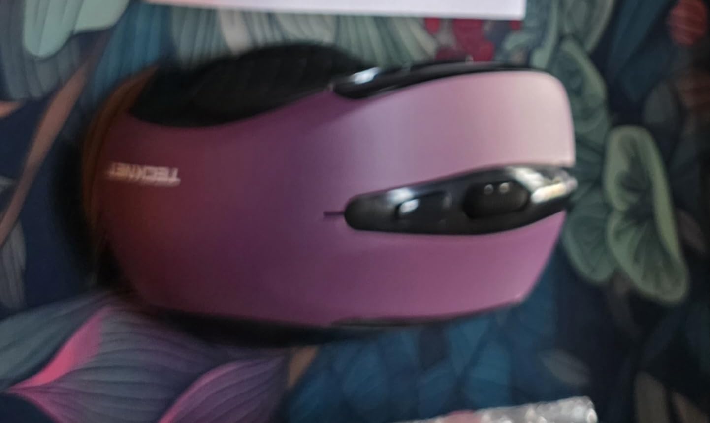 TECKNET Wireless Mouse, 2.4G Ergonomic Computer Mouse, 2600 DPI, Purple customer photo 1