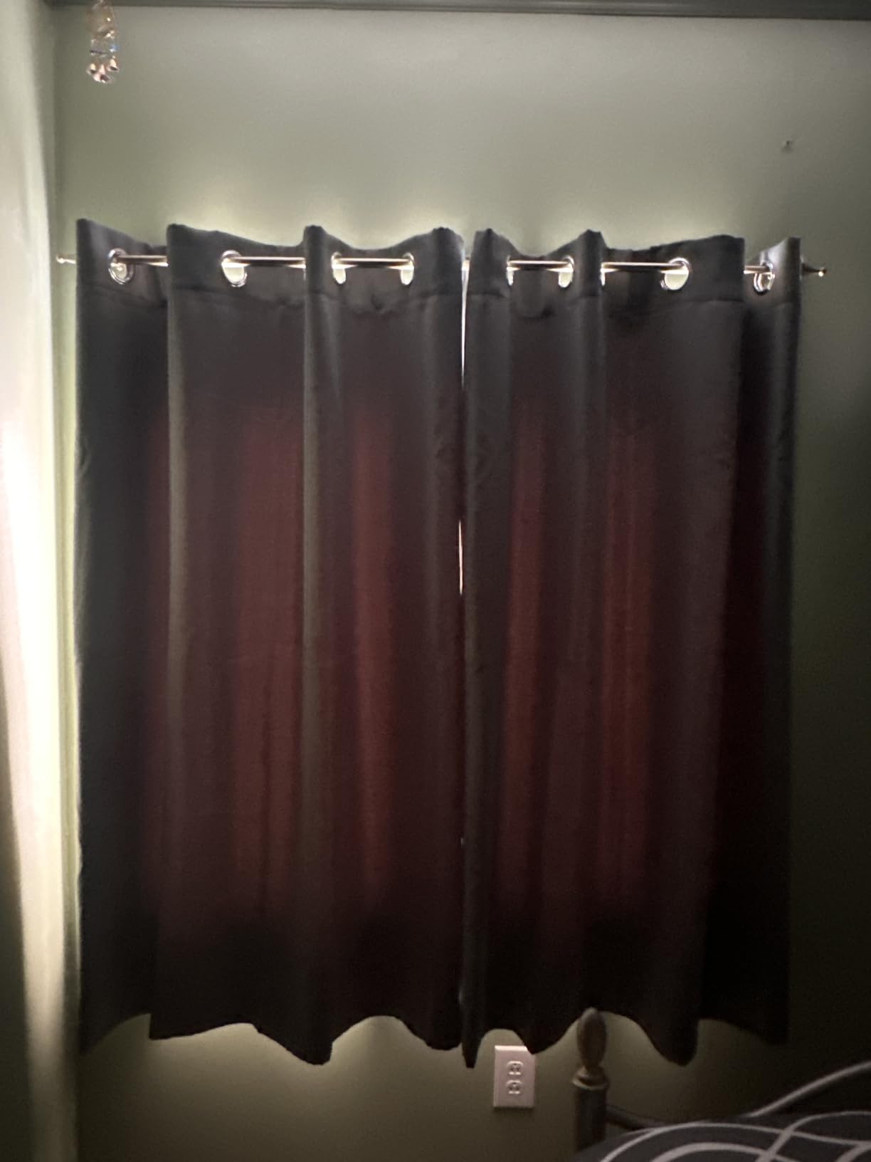 NICETOWN Black Out Curtains for Bedroom 84 Inches Long, W52xL84, 2 Panels customer photo 2
