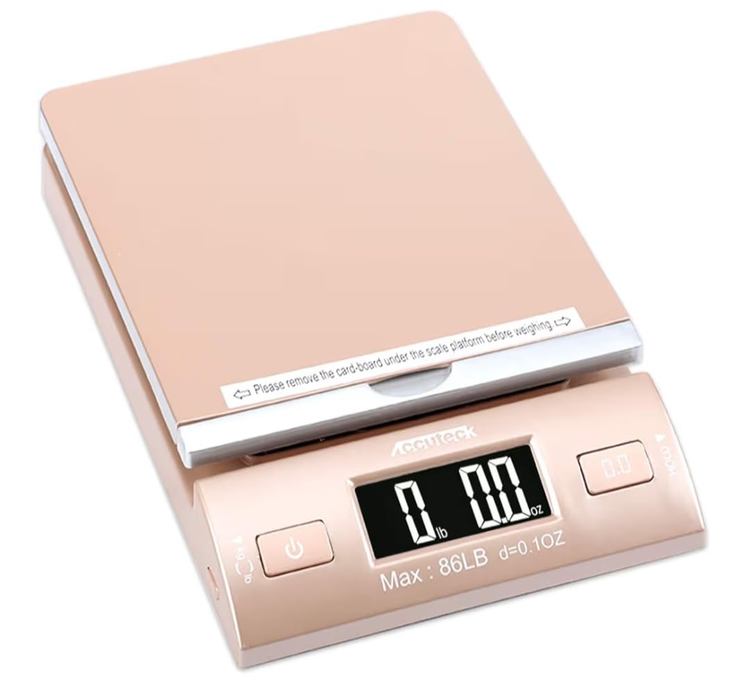 Accuteck Gold 86Lbs Digital Shipping Postal Scale with Batteries and AC Adapter customer photo 2