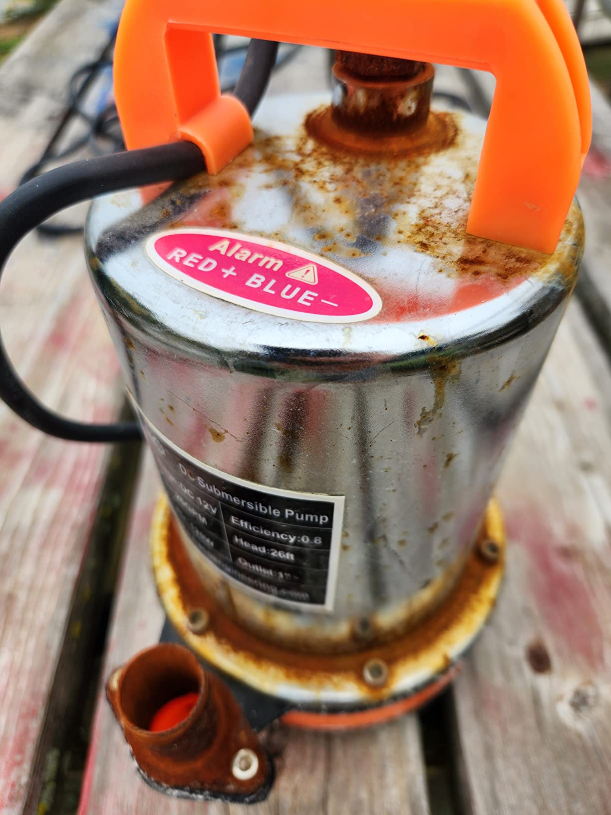 BACOENG DC 12V Farm & Ranch Solar Water Pump Submersible Well Pump 26ft Lift customer photo 1