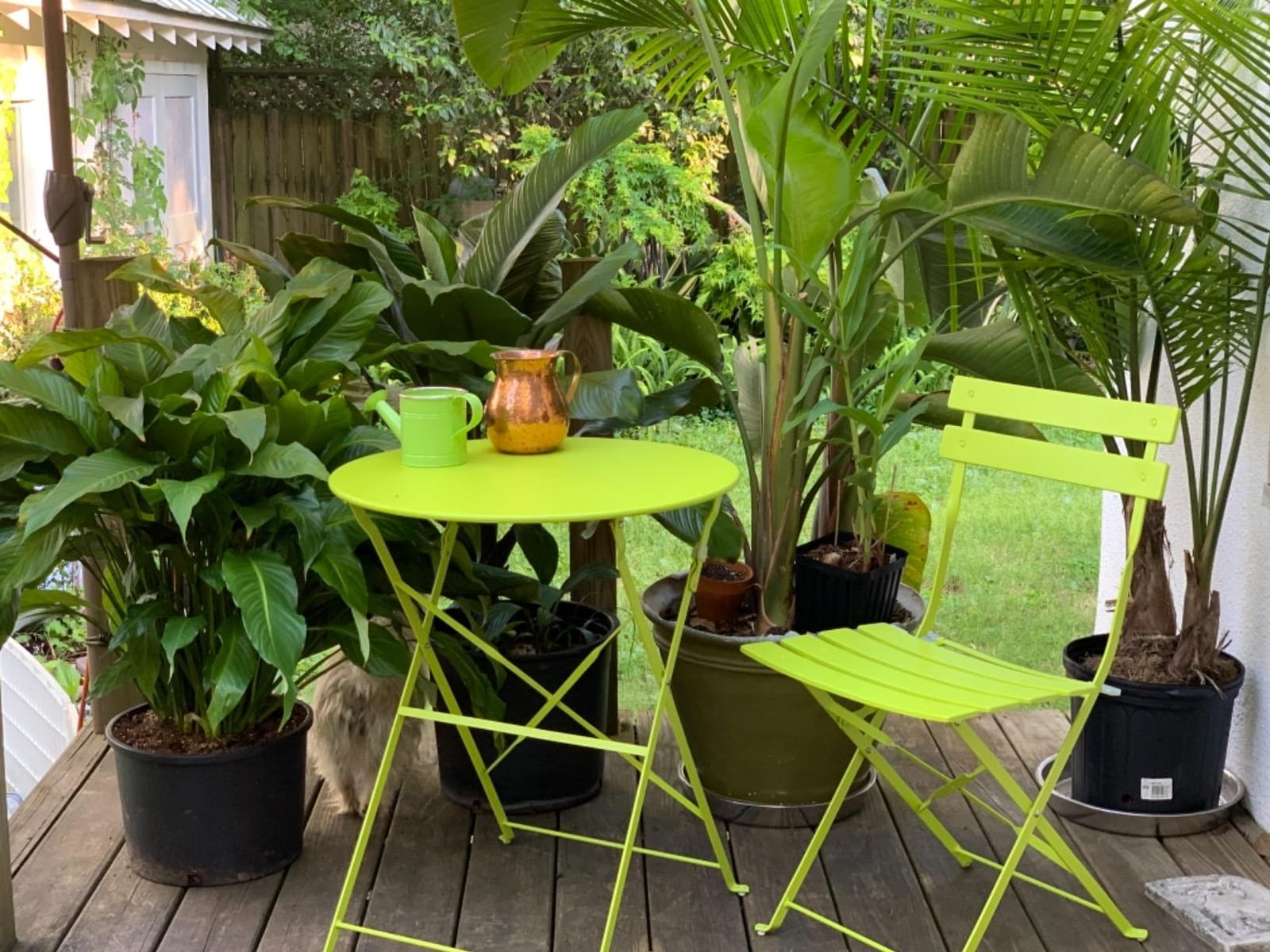 Grand Patio 3 Piece Folding Patio Bistro Set for Outdoor Balcony, Red customer photo 1