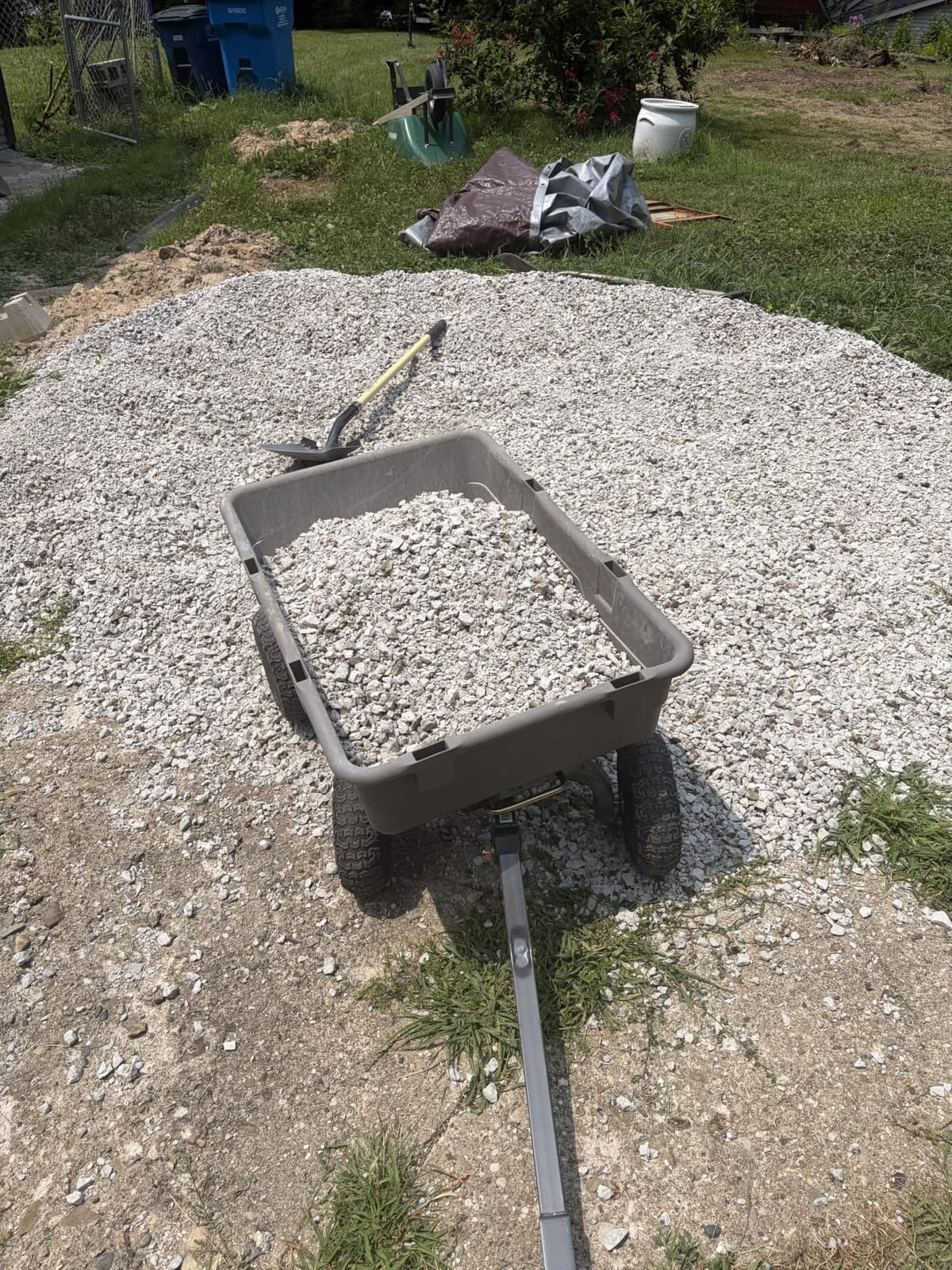 Gorilla Carts Poly Dump Cart, 600 lb. Capacity, 4 Cu ft, Quick Release Dump customer photo 1