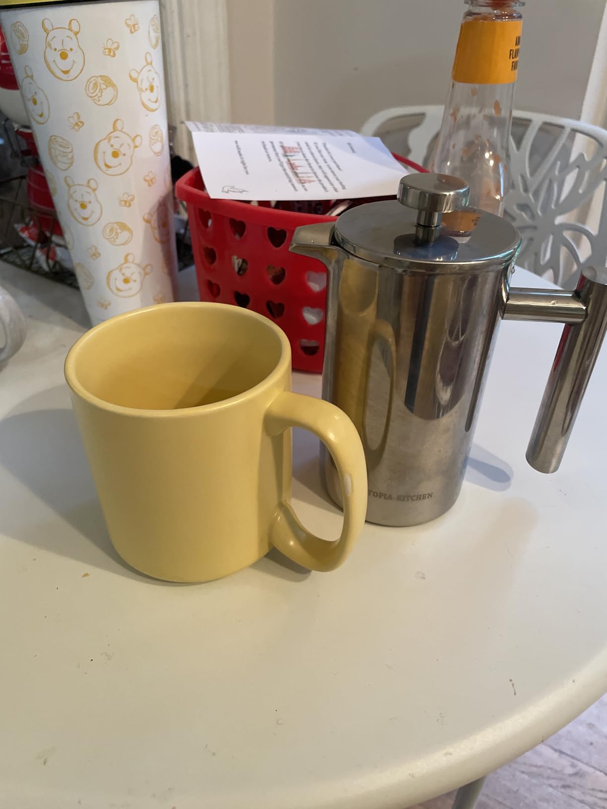 Utopia Kitchen 304 Grade Stainless Steel French Press 34 Oz, Silver | Double Wall Insulated Coffee Press with 4-Level Filtration System, Include 2 Extra Filters, Rust-Free, Dishwasher Safe customer photo 2