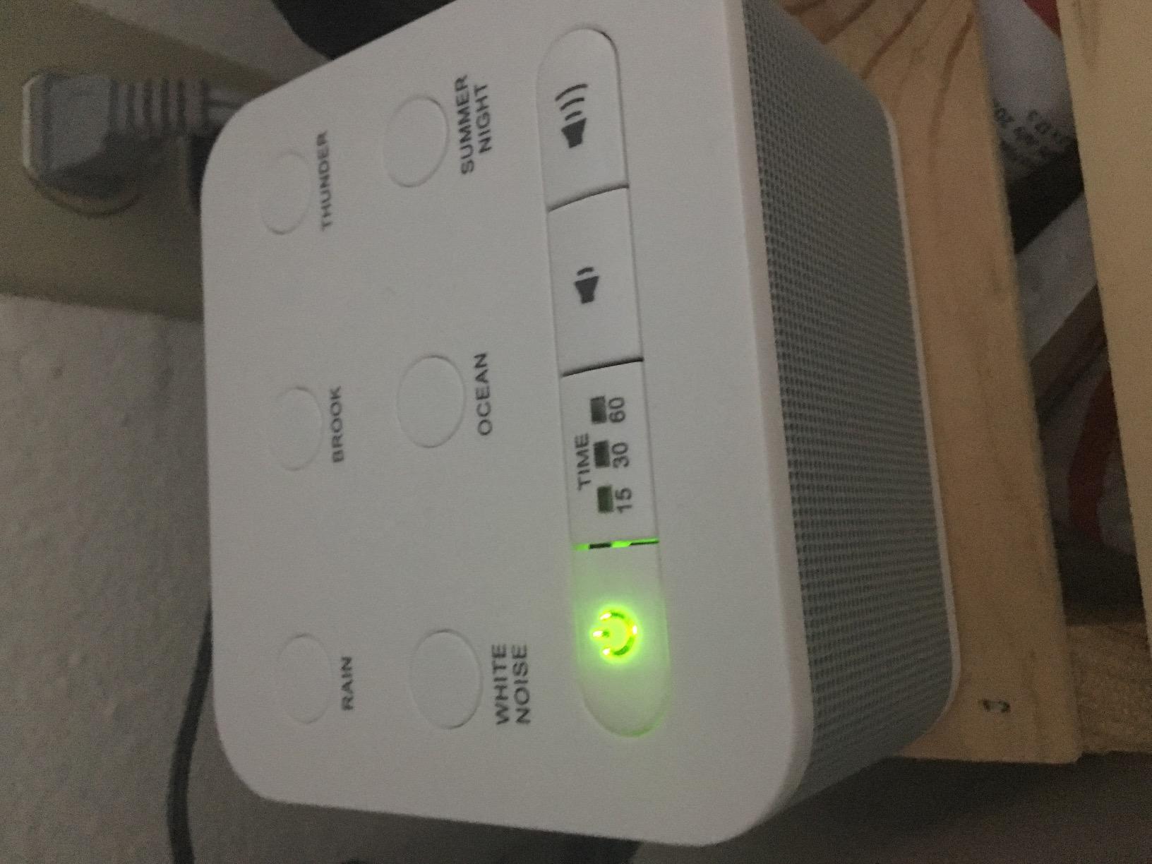 Big Red Rooster White Noise Machine for Baby Sleep, Portable Sound Machine customer photo 1