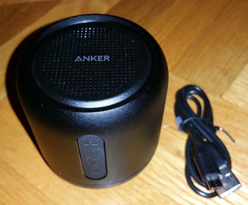 Soundcore Anker Mini, Super-Portable Bluetooth Speaker with FM Radio, 15H | 66 ft Bluetooth Range, Enhanced Bass, Noise-Cancelling Microphone for Leisure and Work Use customer photo 2
