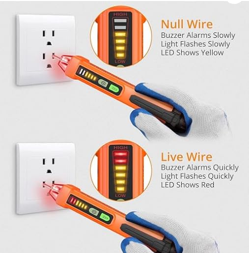 Neoteck Non Contact Voltage Detector 12-1000V AC Voltage Tester customer photo 2