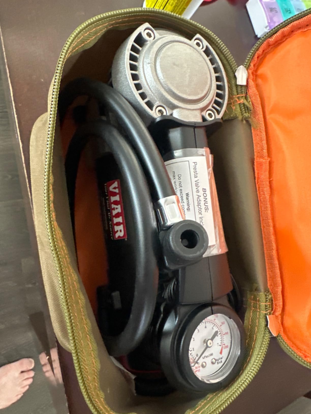 VIAIR 84P - 00084 Tire Inflator Portable Air Compressor for Car, Truck & SUV | 12V On/Offroad Heavy Duty Pump 60 PSI, Cigarette Plug, Press-On Chuck customer photo 2