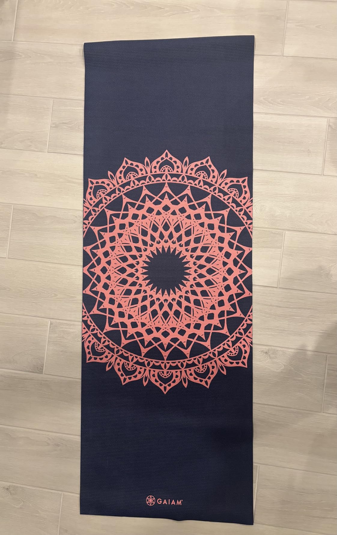 Gaiam Yoga Mat Classic Print, 4mm Non-Slip Mat customer photo 1