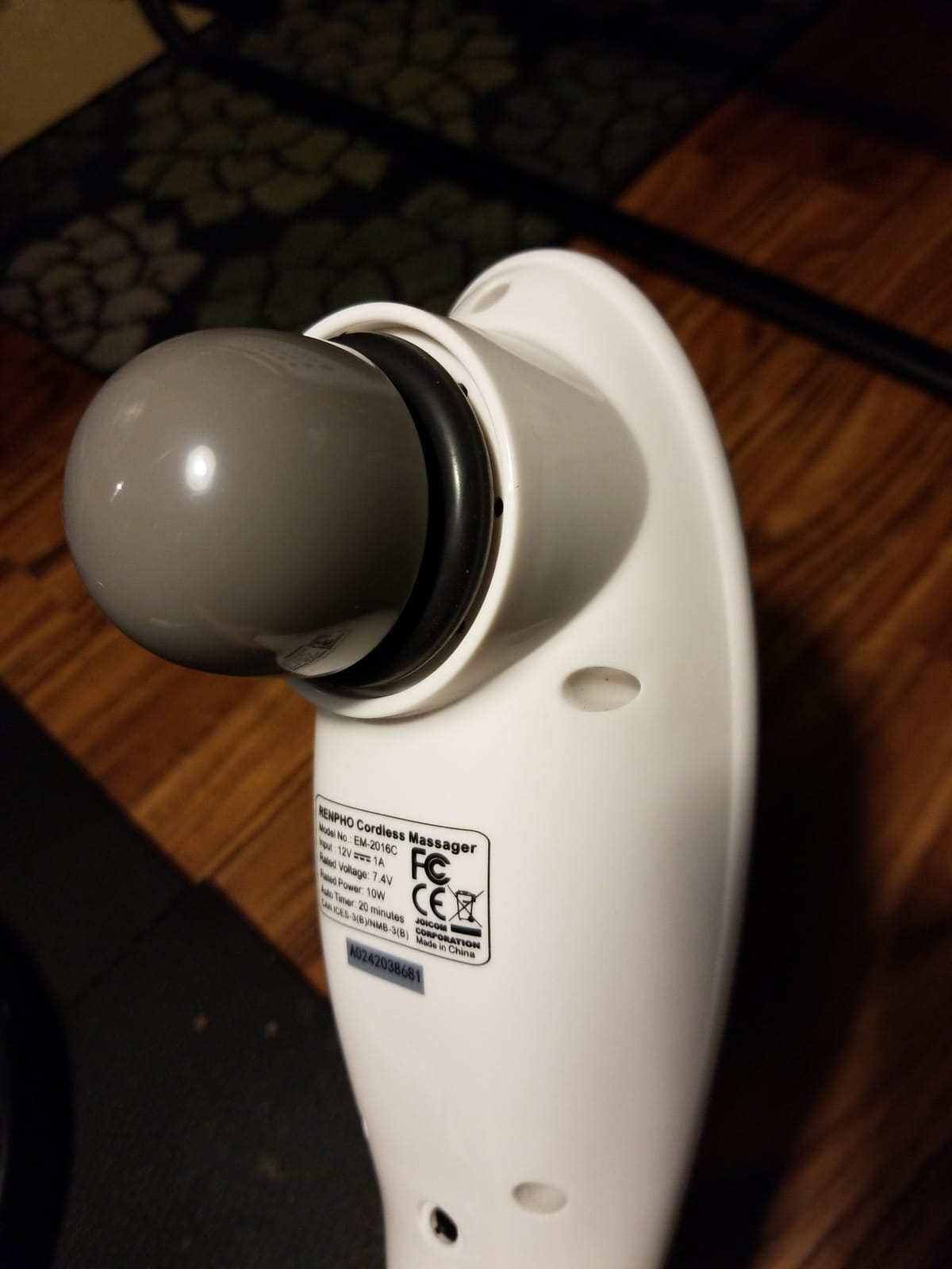 RENPHO Cordless Handheld Massager, 5 Adjustable Speeds and Massage Modes customer photo 1