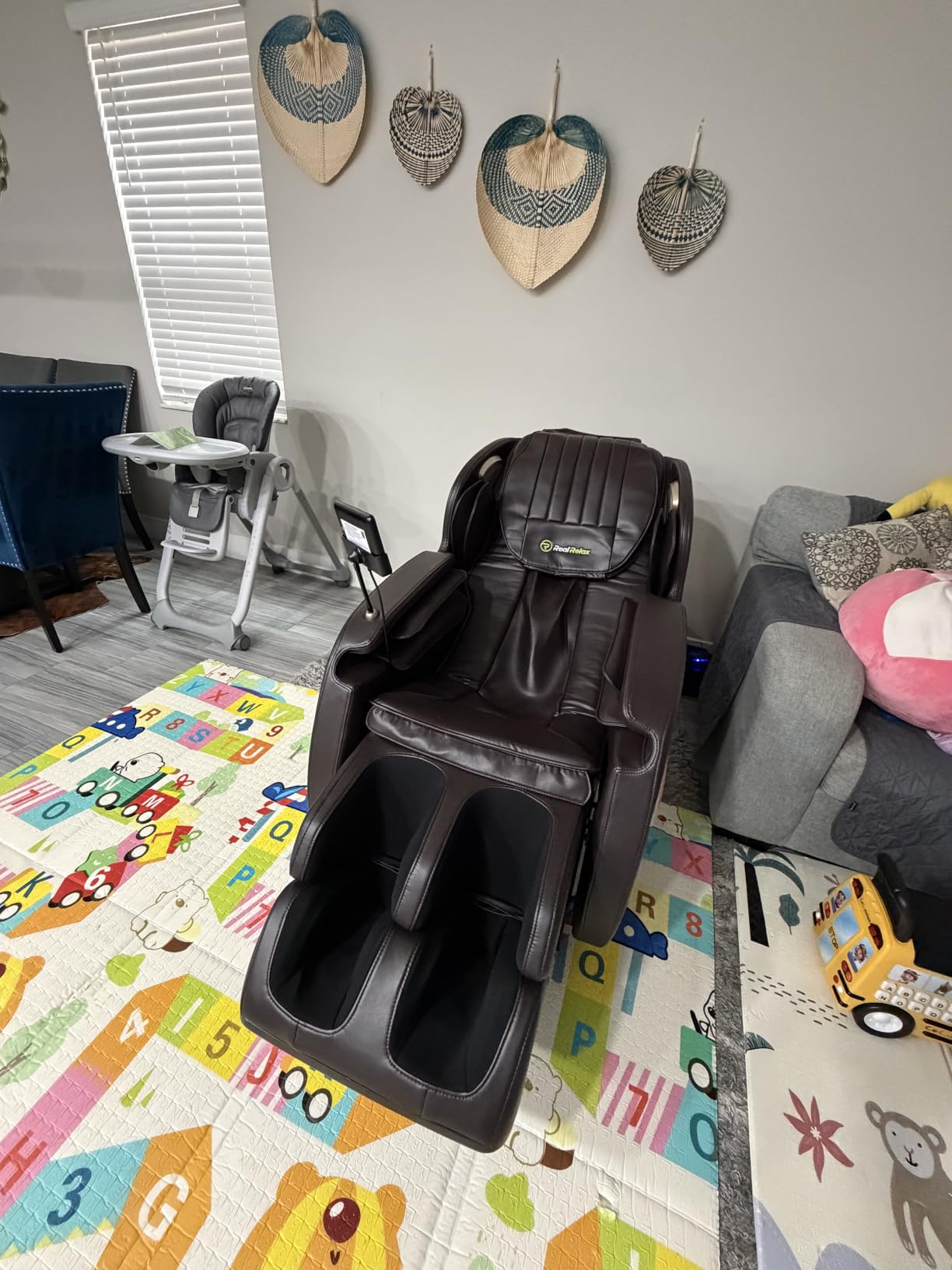 Real Relax SL-Track Full Body Massage Chair, Zero Gravity Recliner, Black customer photo 1
