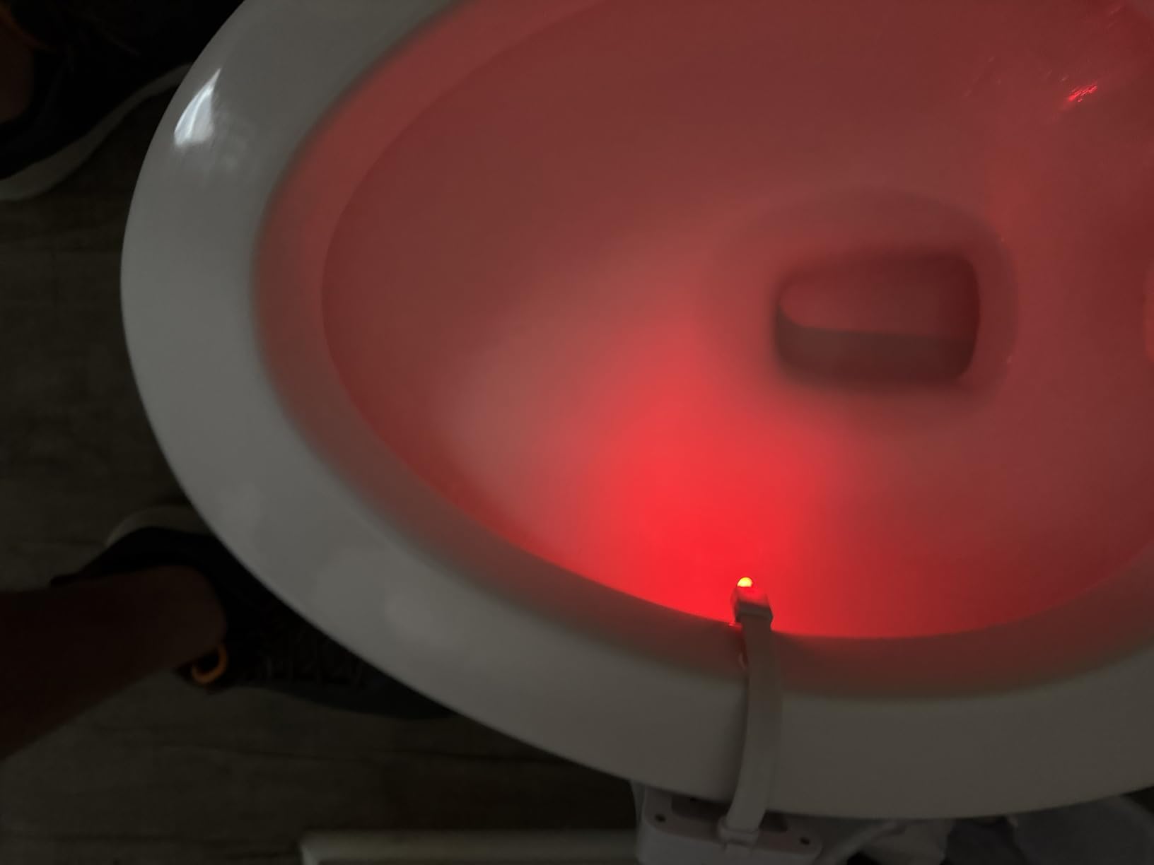 Ailun Toilet Night Light Motion Sensor LED 8 Colors Changing, 2 Pack customer photo 1