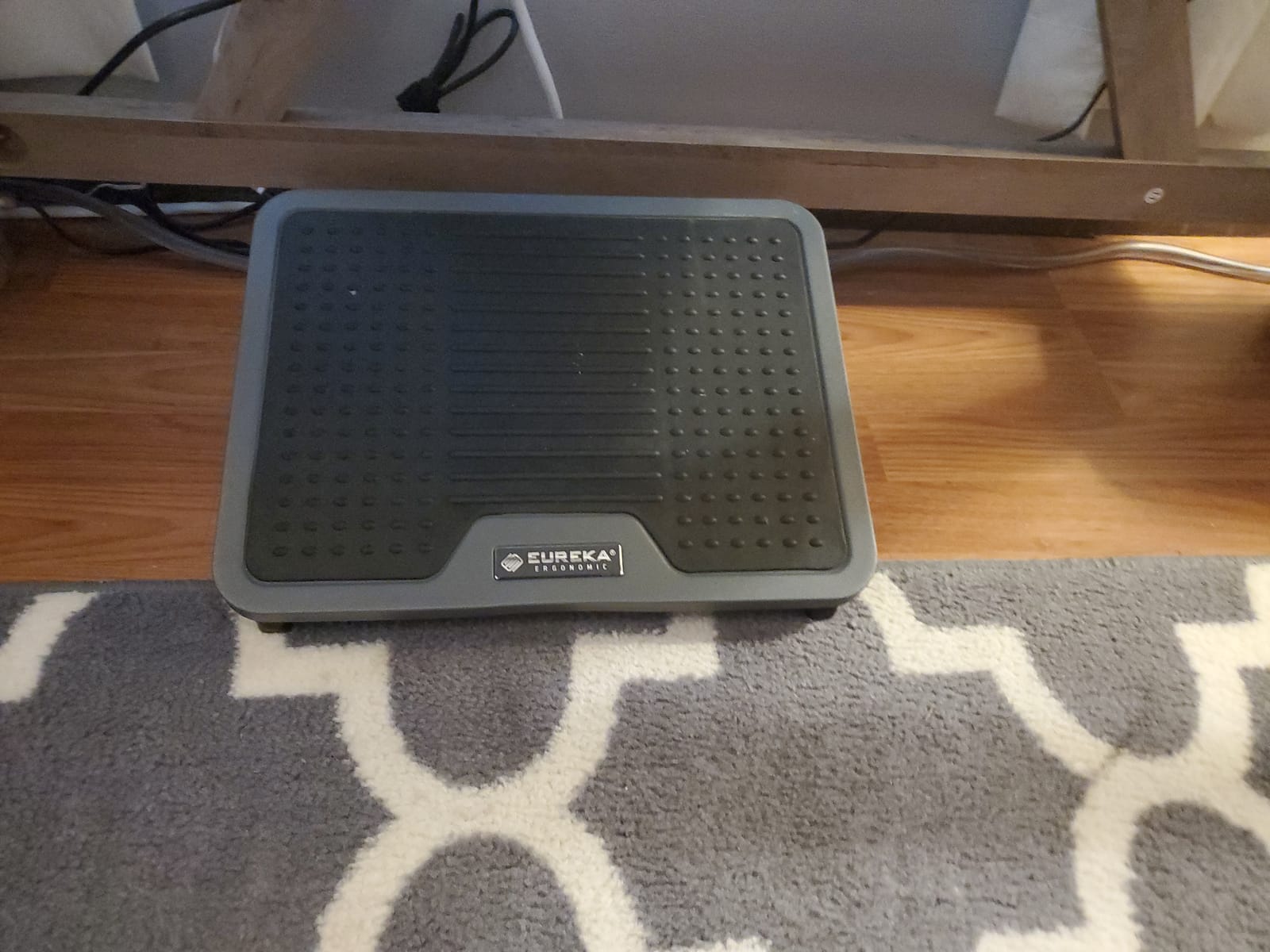 EUREKA ERGONOMIC Tilt Adjustable Footrest, Foot Rest for Under Desk at Work with Massage Surface, Office Foot Rest Under Desk with 20 Degree Tilt No Locking, Metal Frame | 20° tilt adjustable foot rest with massage surface and sturdy metal frame, designed for ergonomic under desk support customer photo 1