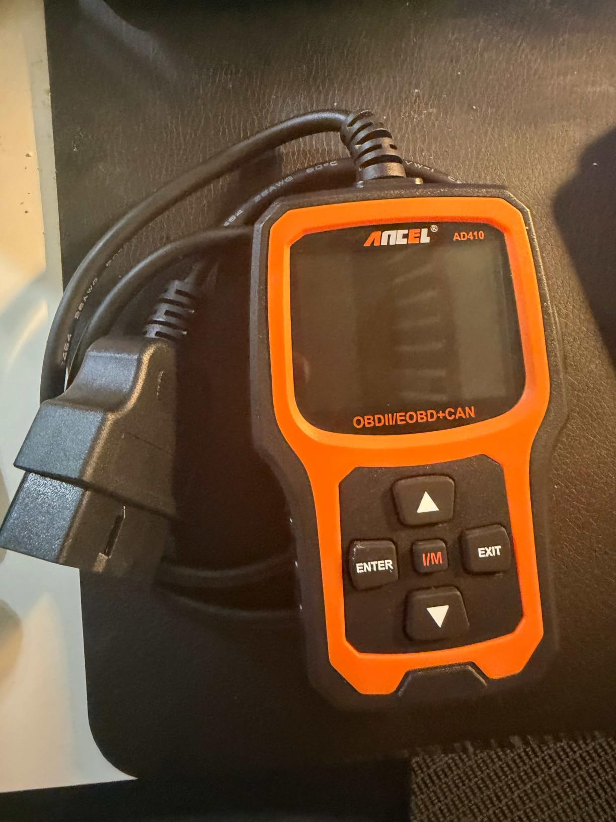 ANCEL AD410 Enhanced OBD2 Scanner, Vehicle Code Reader for Check Engine Light, Automotive OBD II Scanner Fault Diagnosis, OBDII Scan Tool for All OBDII Cars 1996+, Black/Yellow customer photo 2