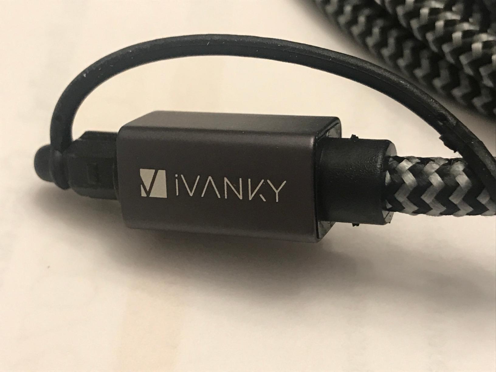 IVANKY Optical Audio Cable 10ft, Toslink Fiber Optic S/PDIF Digital Audio customer photo 1