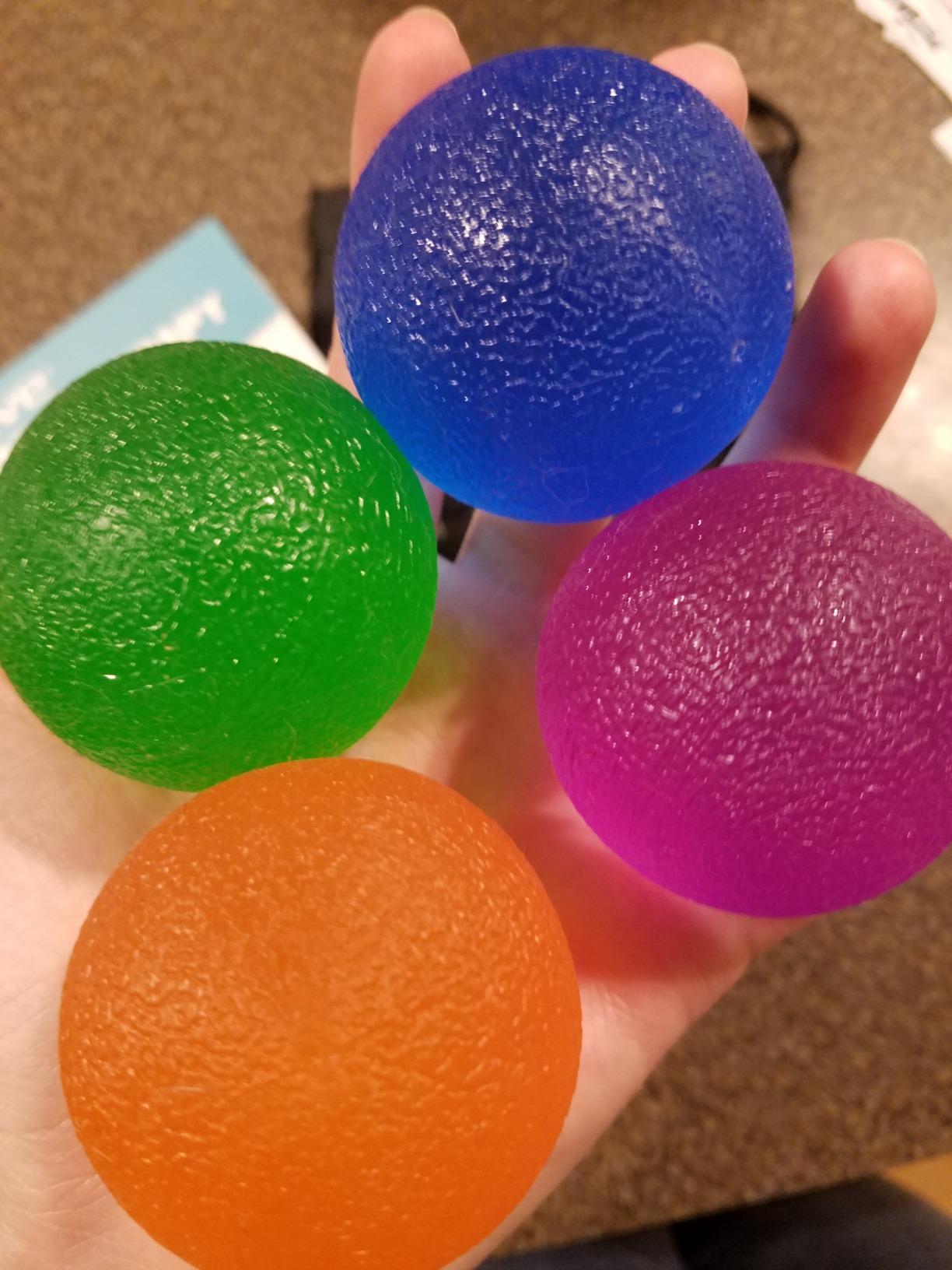 Vive Stress Balls for Hand Therapy, Exercise, Arthritis (w/Rehab Video) customer photo 1