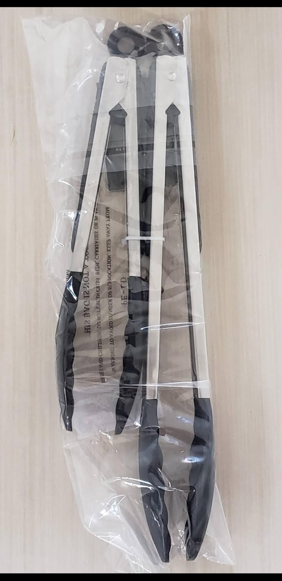 2 Pack Silicone Kitchen Tongs, 9 & 12 Inch, Stainless Steel, Black customer photo 1
