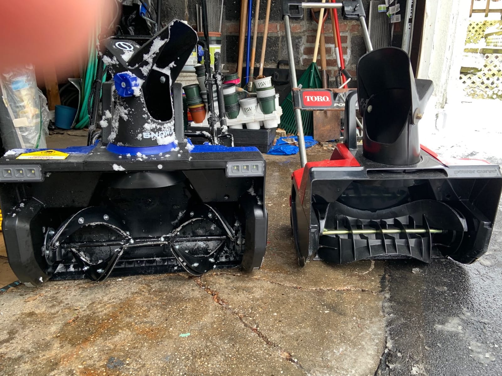 Snow Joe Corded Electric Snow Blower, 22 Clearing Path, Dual LEDs, SJ627E customer photo 2