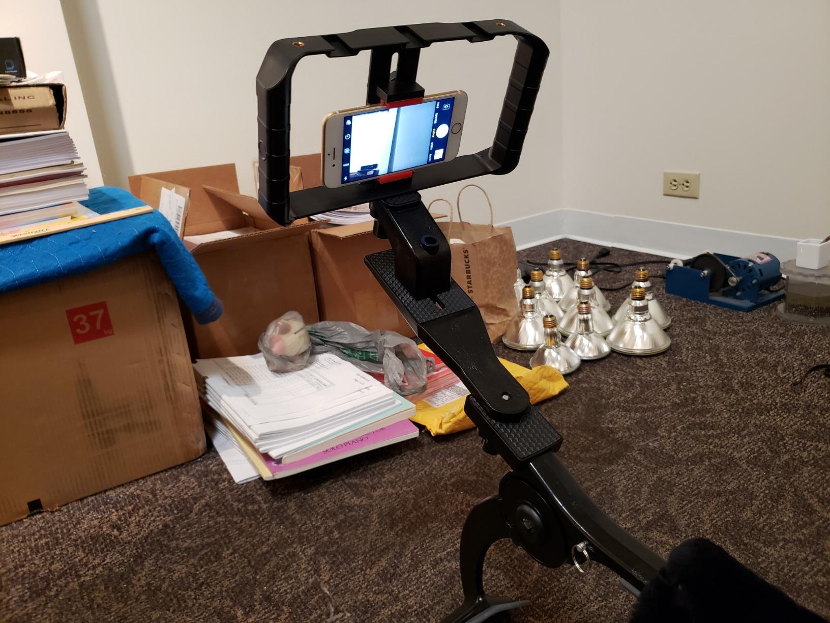 ULANZI U Rig Pro Smartphone Video Rig, Filmmaking Vlogging Case Phone Video | Stabilizer Grip Tripod Mount for Videomaker Film-Maker Video-grapher with Cold Shoe Mount for iPhone Samsung and More customer photo 1