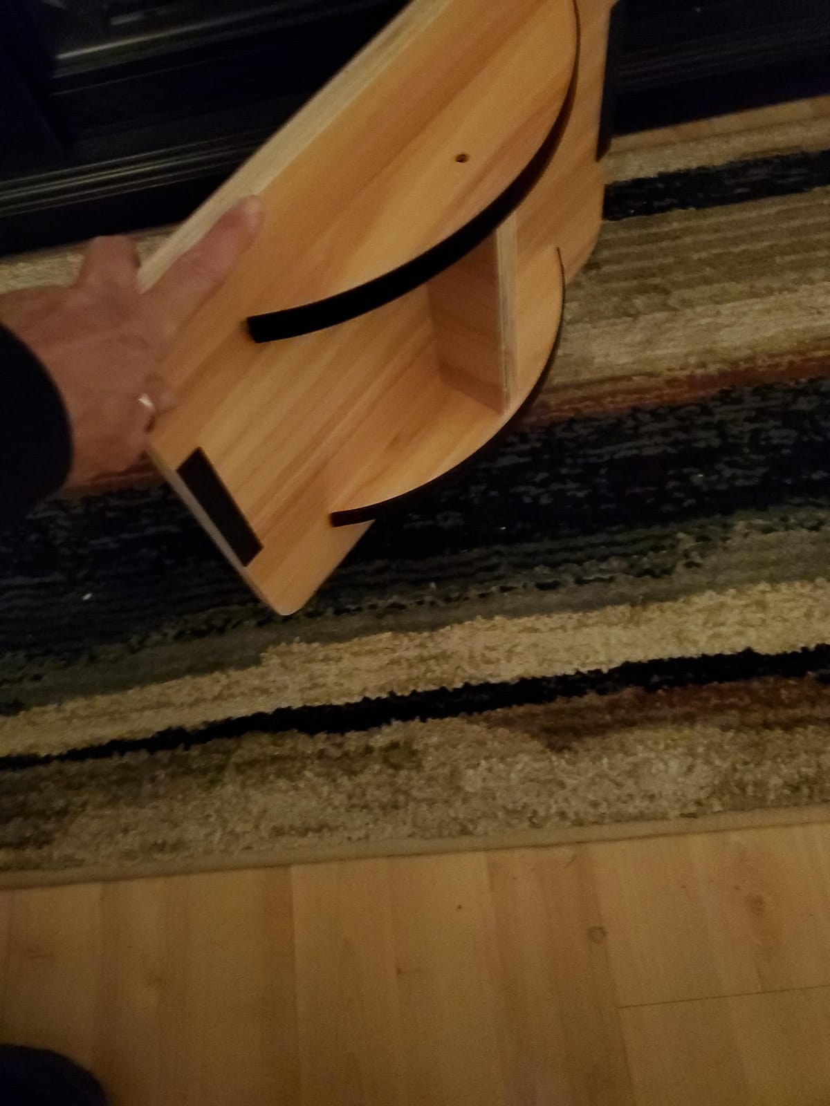 StrongTek Wooden Balance Board, Basic Rocker or Advanced 360° Wobble customer photo 2