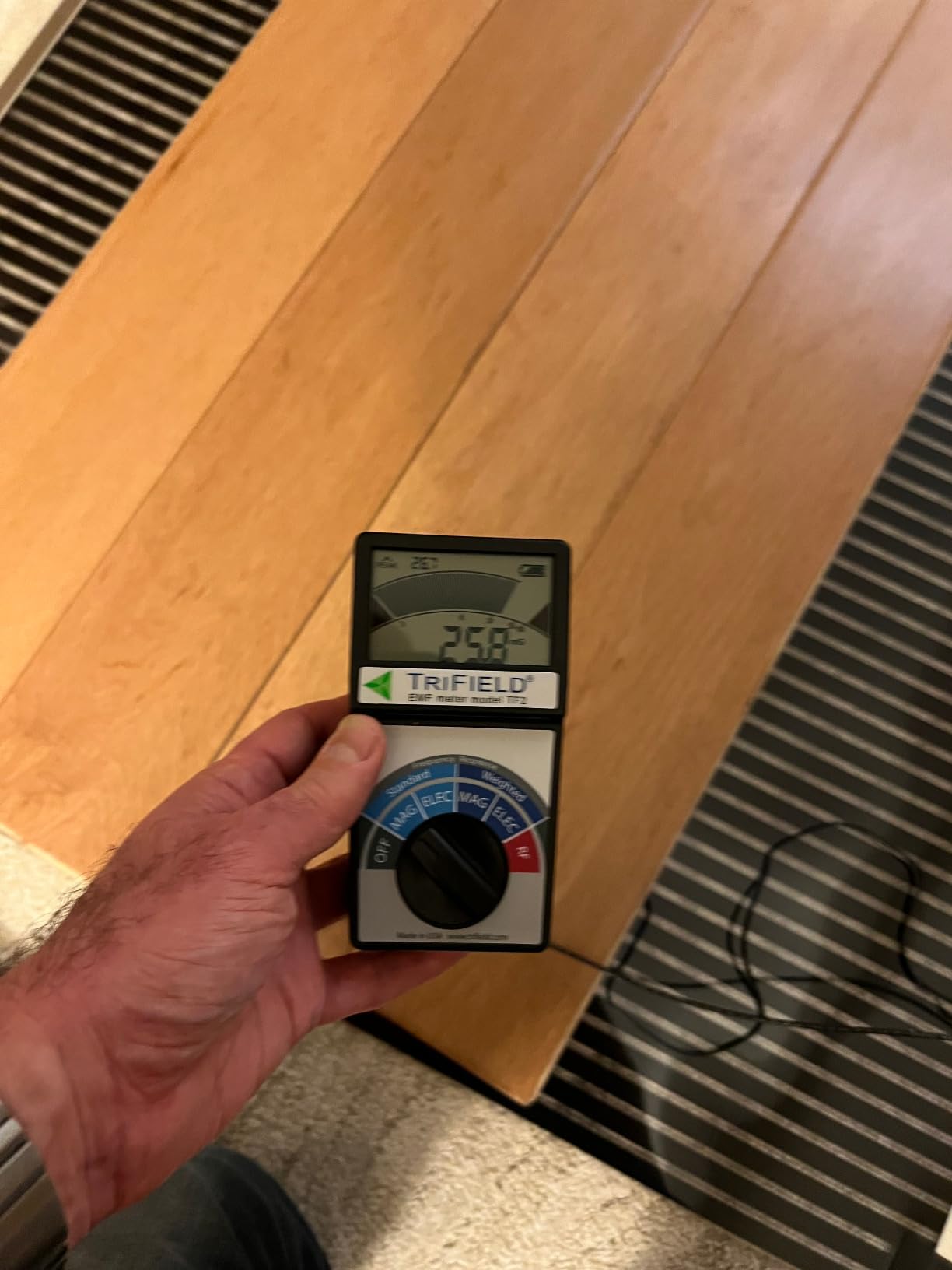 QuietWarmth Float QWARM1.5X5F120 Radiant Floor Heating Mat for Below Laminate, Wood, Luxury Vinyl Floating Flooring- Cuttable Mat Size 1.5'x5' 120 Volt (Covers 7.5sf) customer photo 1