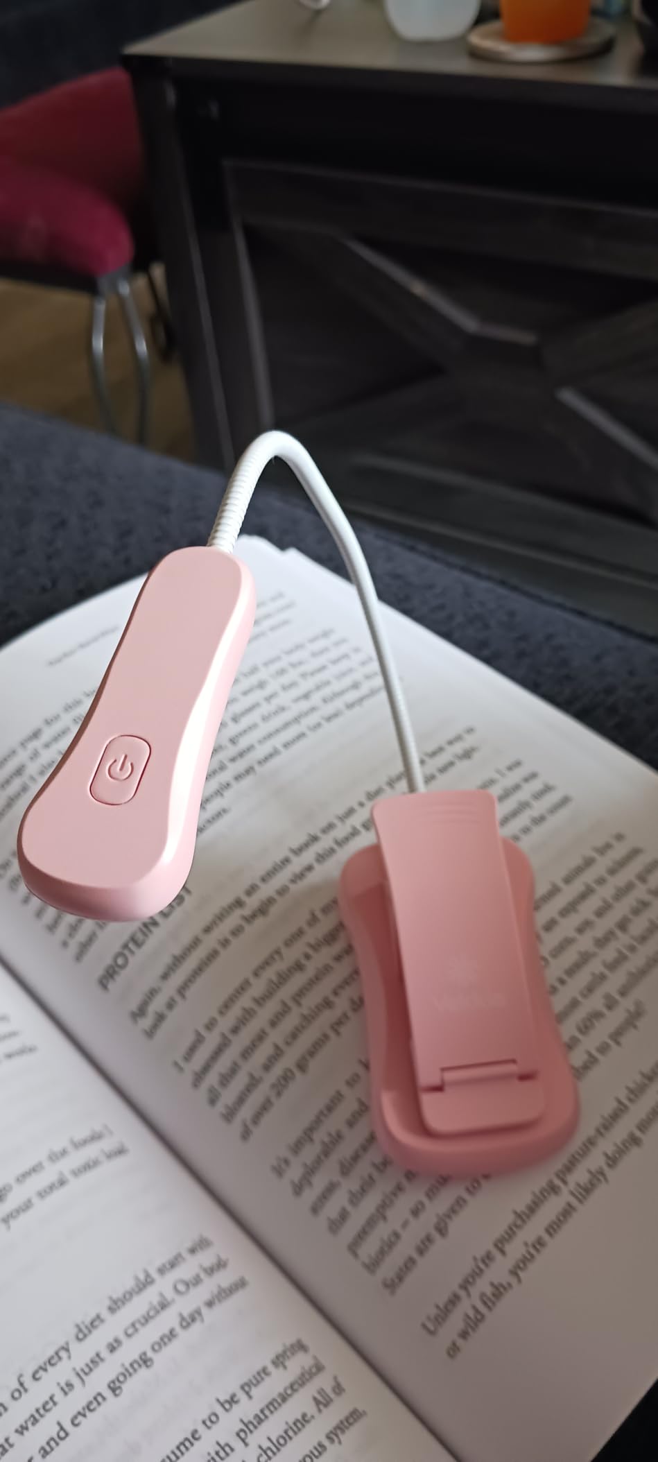 Vekkia Rechargeable Book Light for Reading in Bed(Blue) customer photo 1