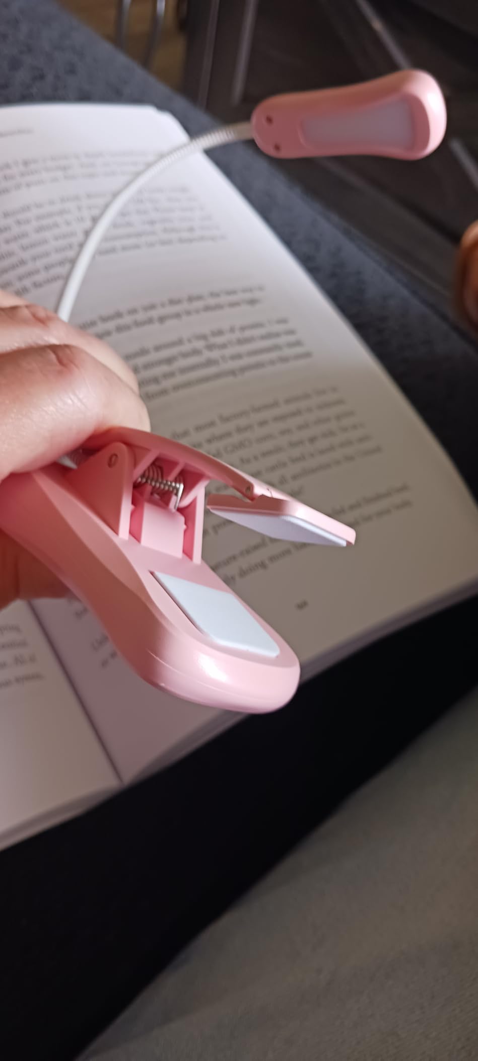 Vekkia Rechargeable Book Light for Reading in Bed(Blue) customer photo 2