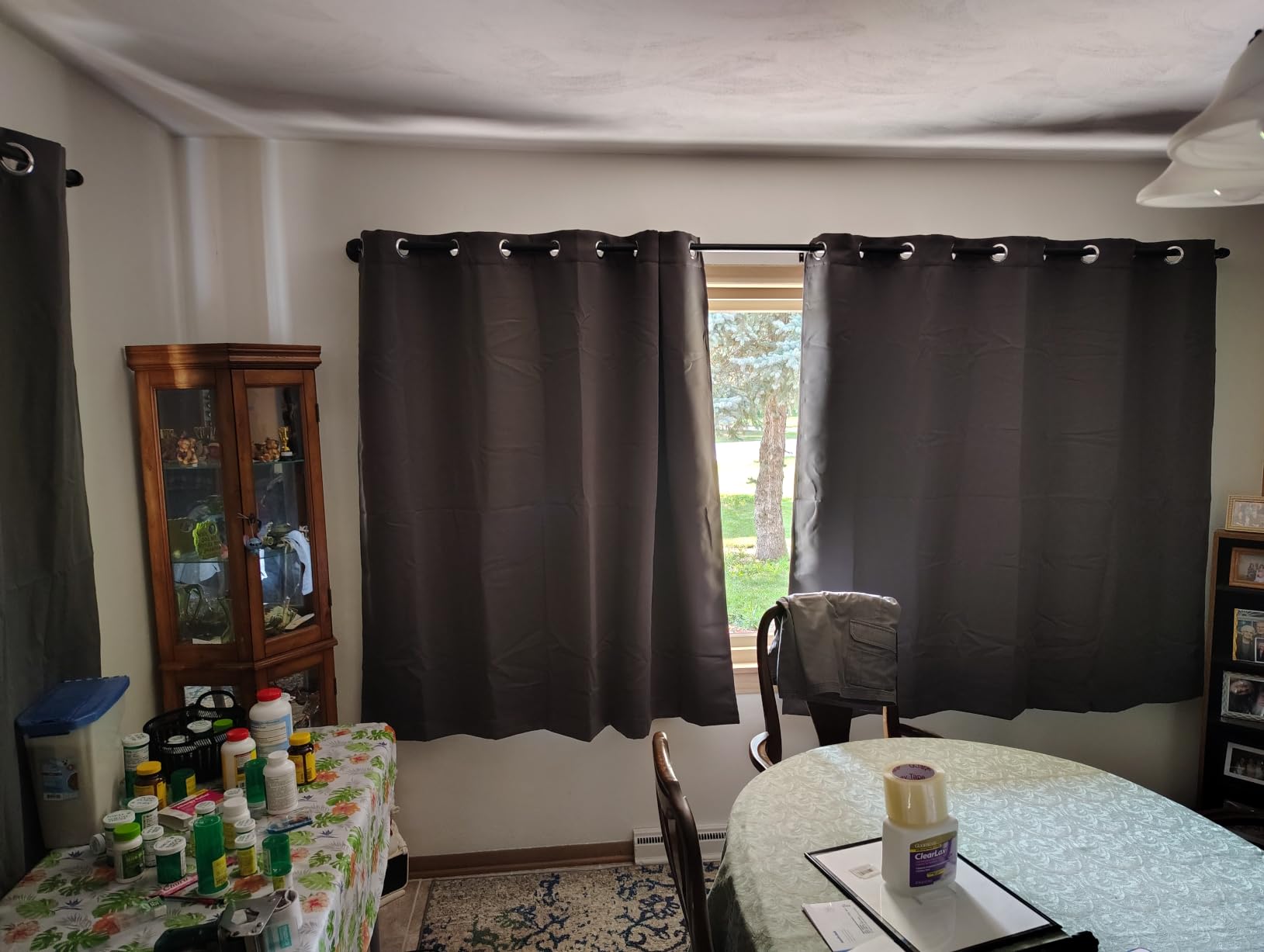 NICETOWN Biscotti Beige Blackout Curtains for Living Room 52