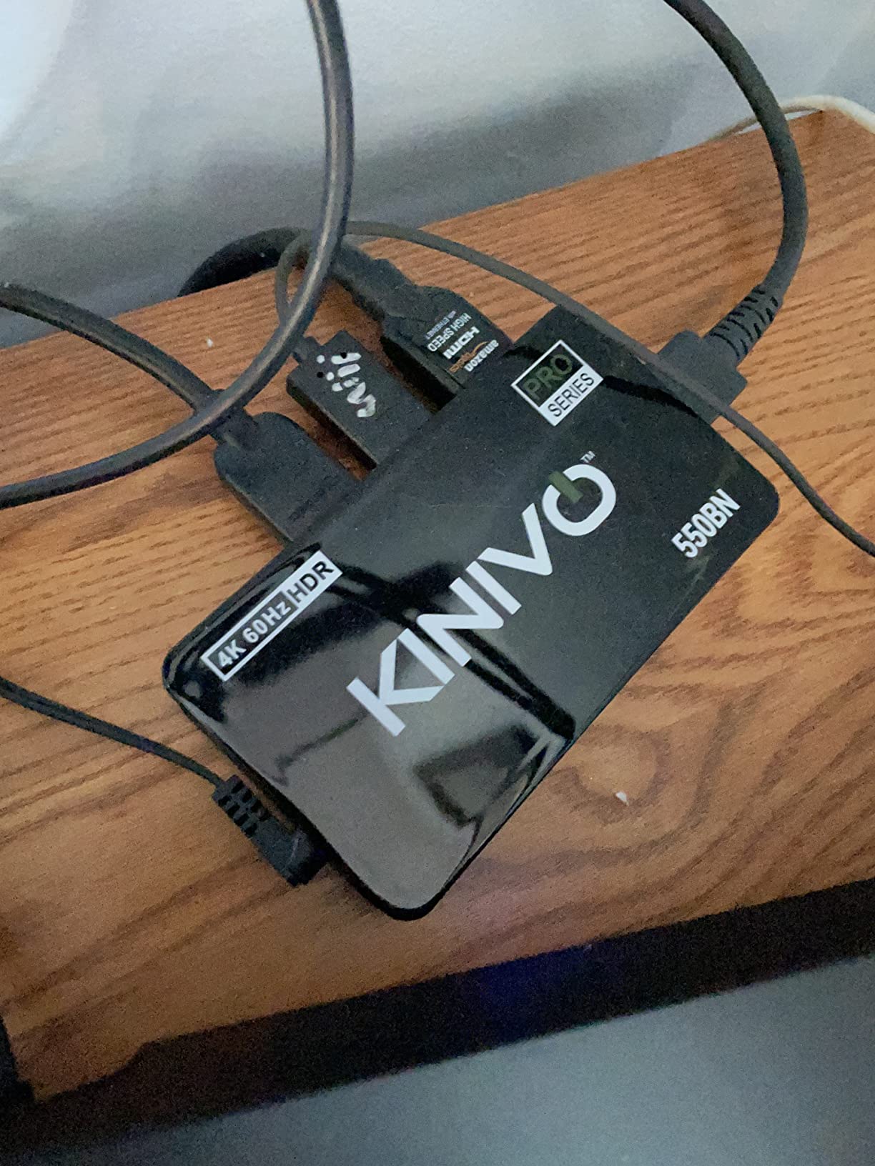 Kinivo HDMI Switch 5 in 1 Out 4K 60Hz (HDR 10, High Speed 18Gbps, IR Remote, HDCP2.2, Dolby Vision, VRR) - 550BN Switcher Compatible with Roku, PS5, Xbox, Apple TV, Nintendo Switch 2, Cable Box customer photo 1