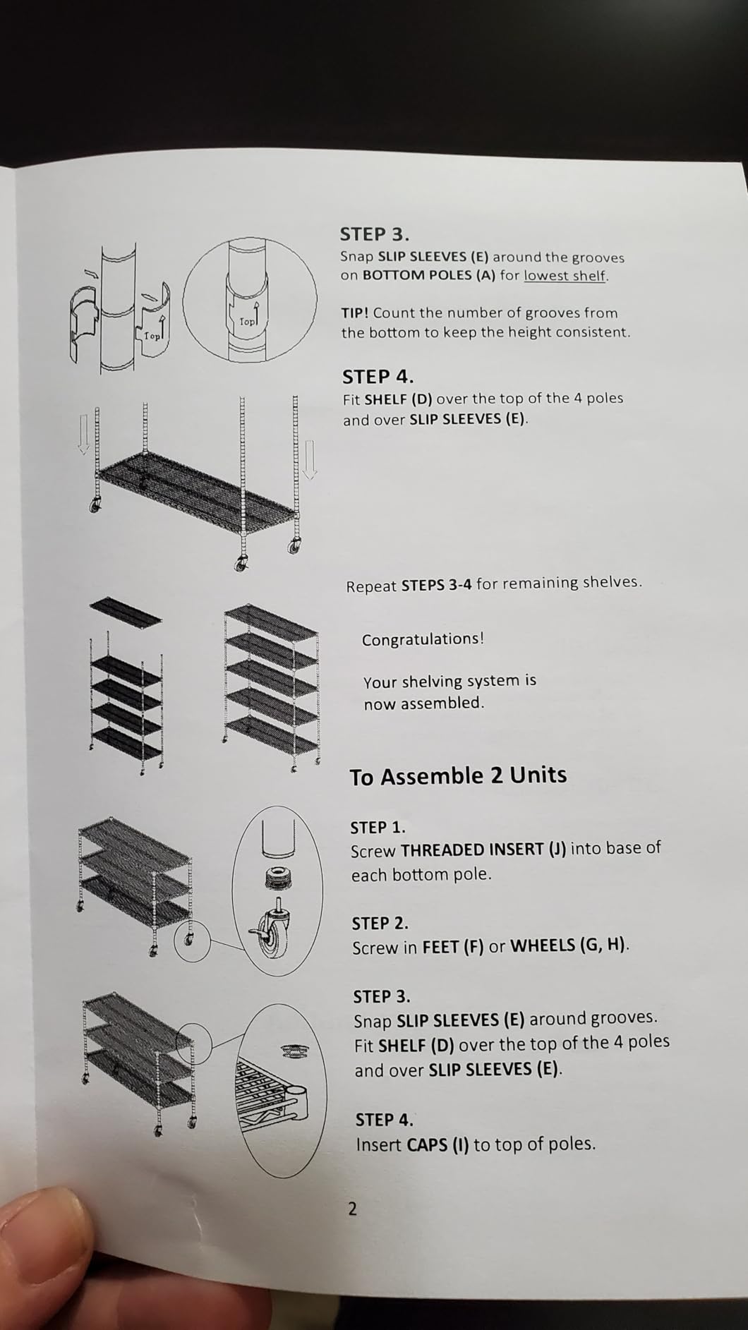UltraDurable 5-Tier NSF Steel Wire Shelving, 24