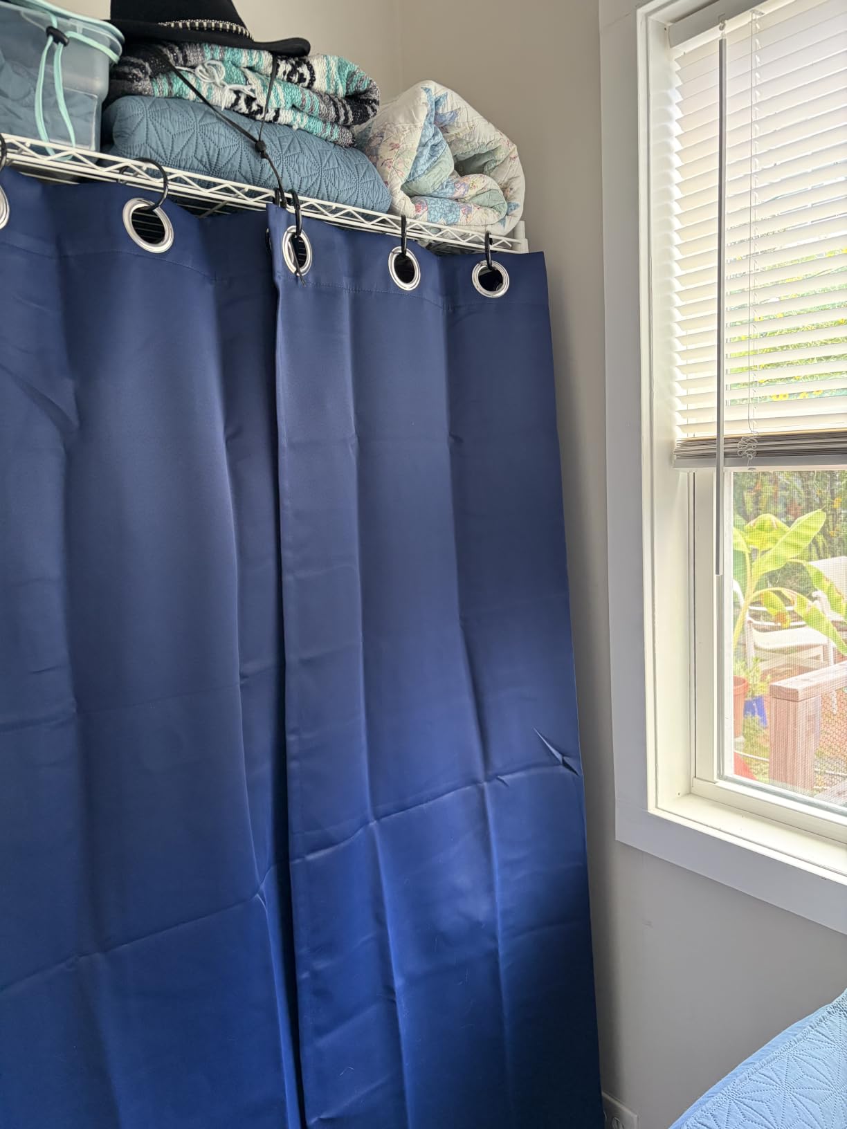 BGment Navy Blue Blackout Curtains for Bedroom 63 Inch Long - 2 Panels customer photo 2